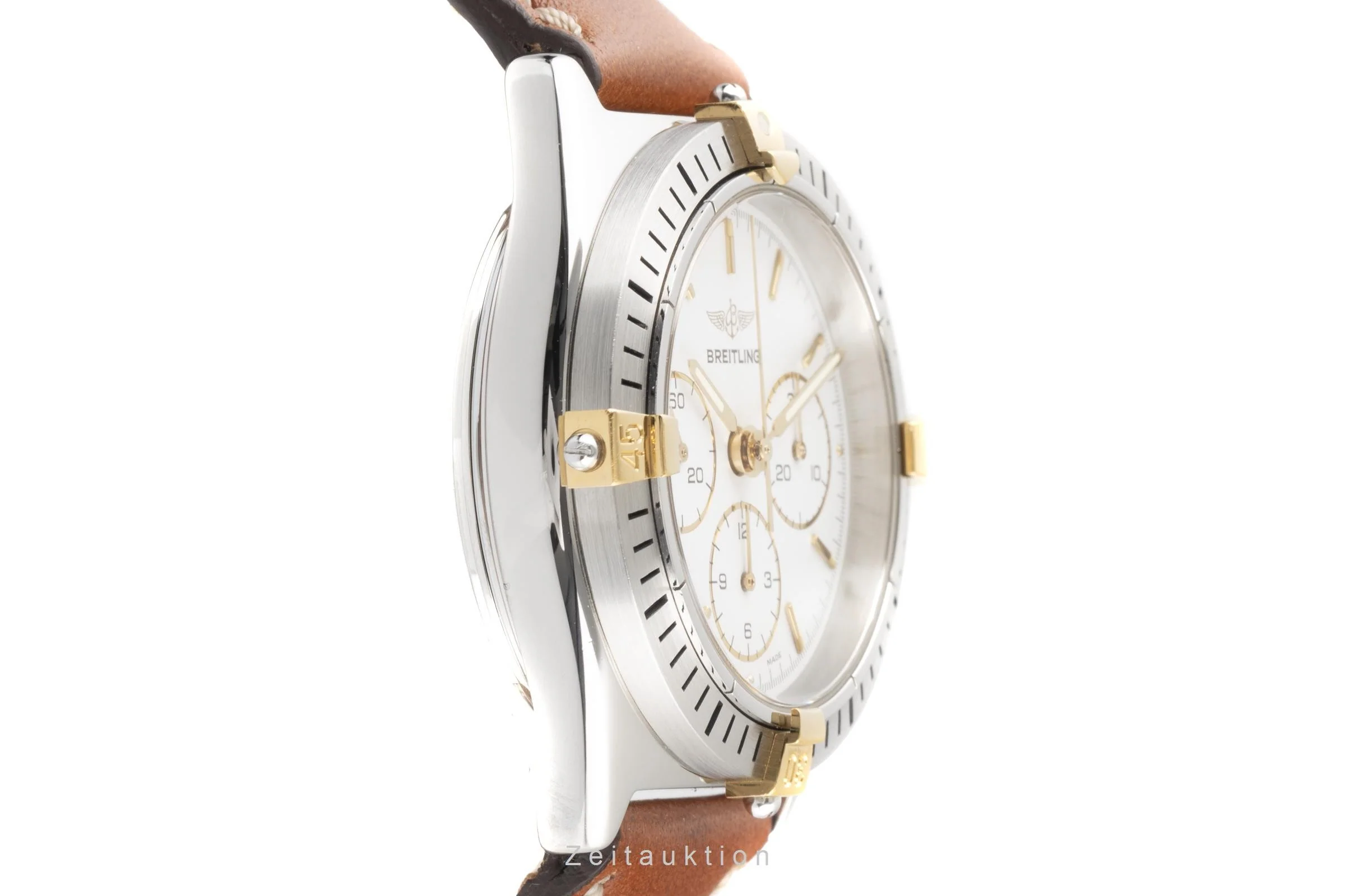 Breitling Callisto chronograph steel / gold manual winding men's watch B11047  [2203623] - Image 7