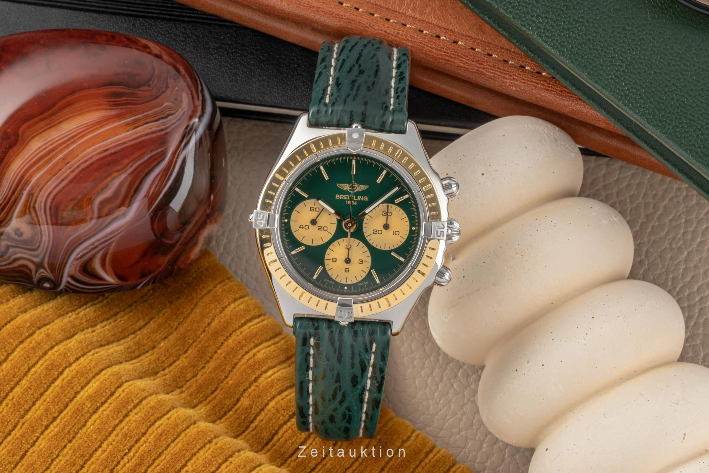 Breitling Callisto steel / gold manual winding men's watch D11047  [2300290] - Image 3