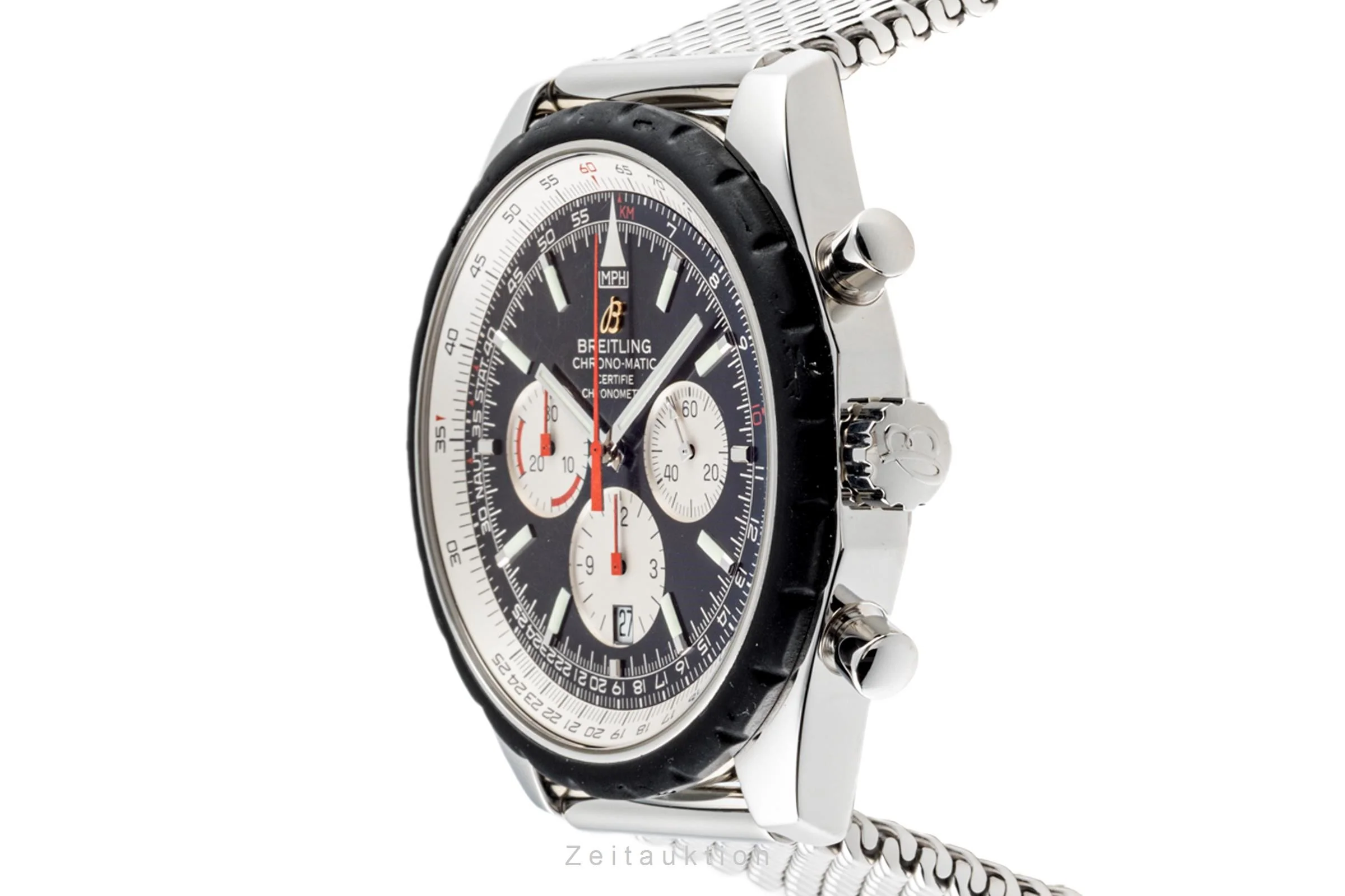 Breitling Chrono-Matic chronograph steel automatic men's watch A14360 LP: 5180EUR  [2300642] - Image 6