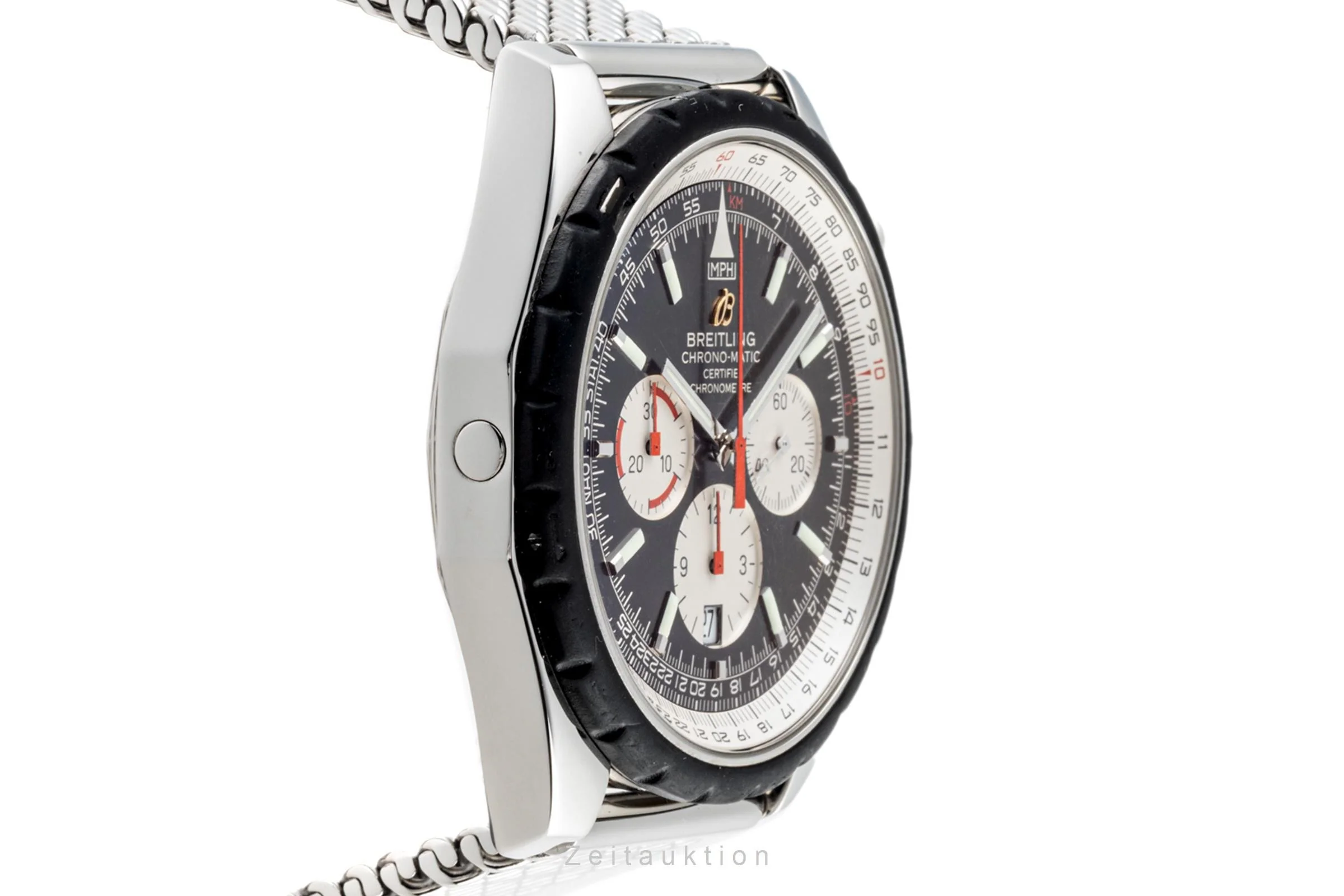 Breitling Chrono-Matic chronograph steel automatic men's watch A14360 LP: 5180EUR  [2300642] - Image 7
