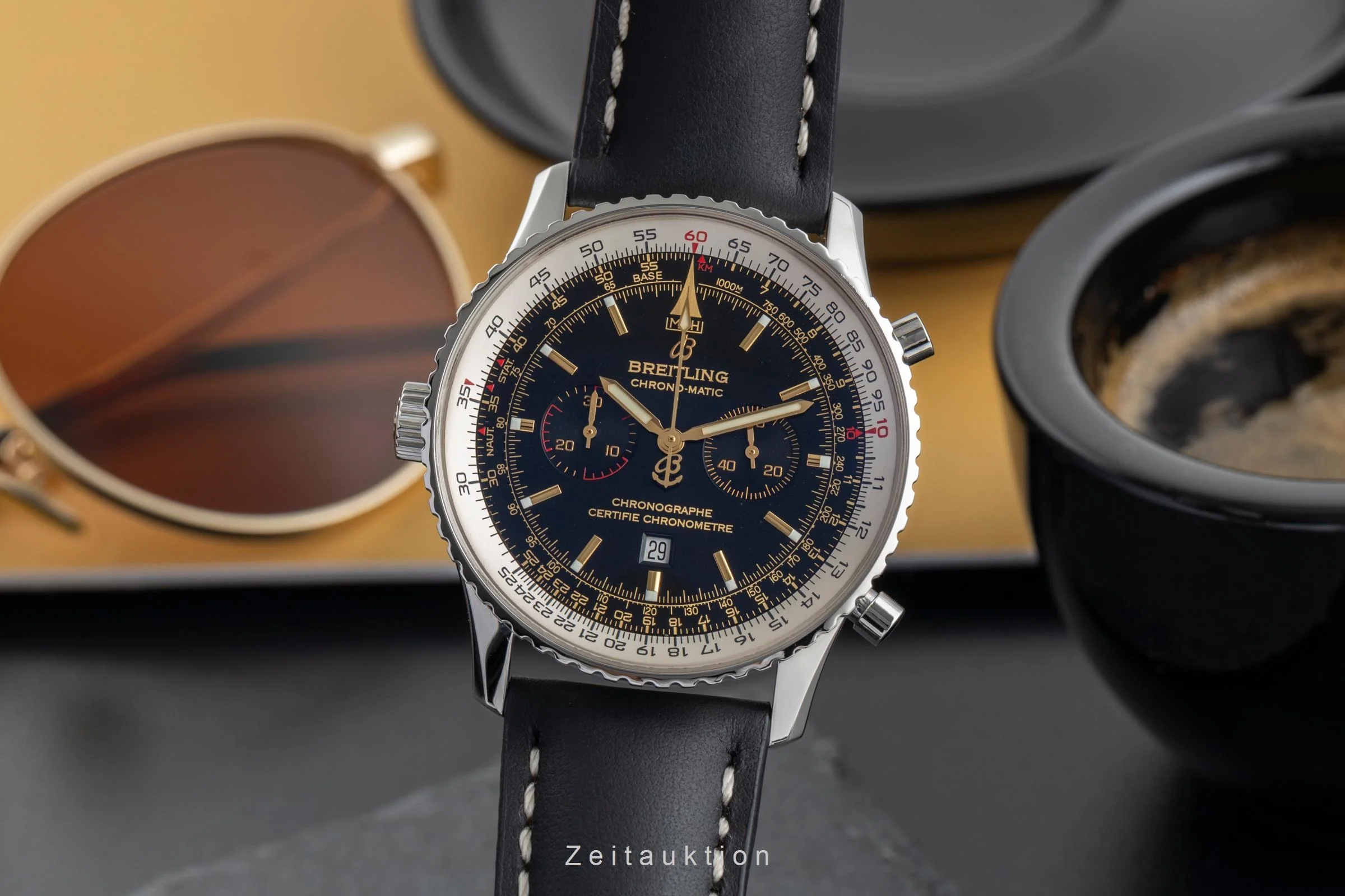 Breitling Chrono-Matic chronograph steel automatic men's watch A41350 Limited  [2502675] - Image 2