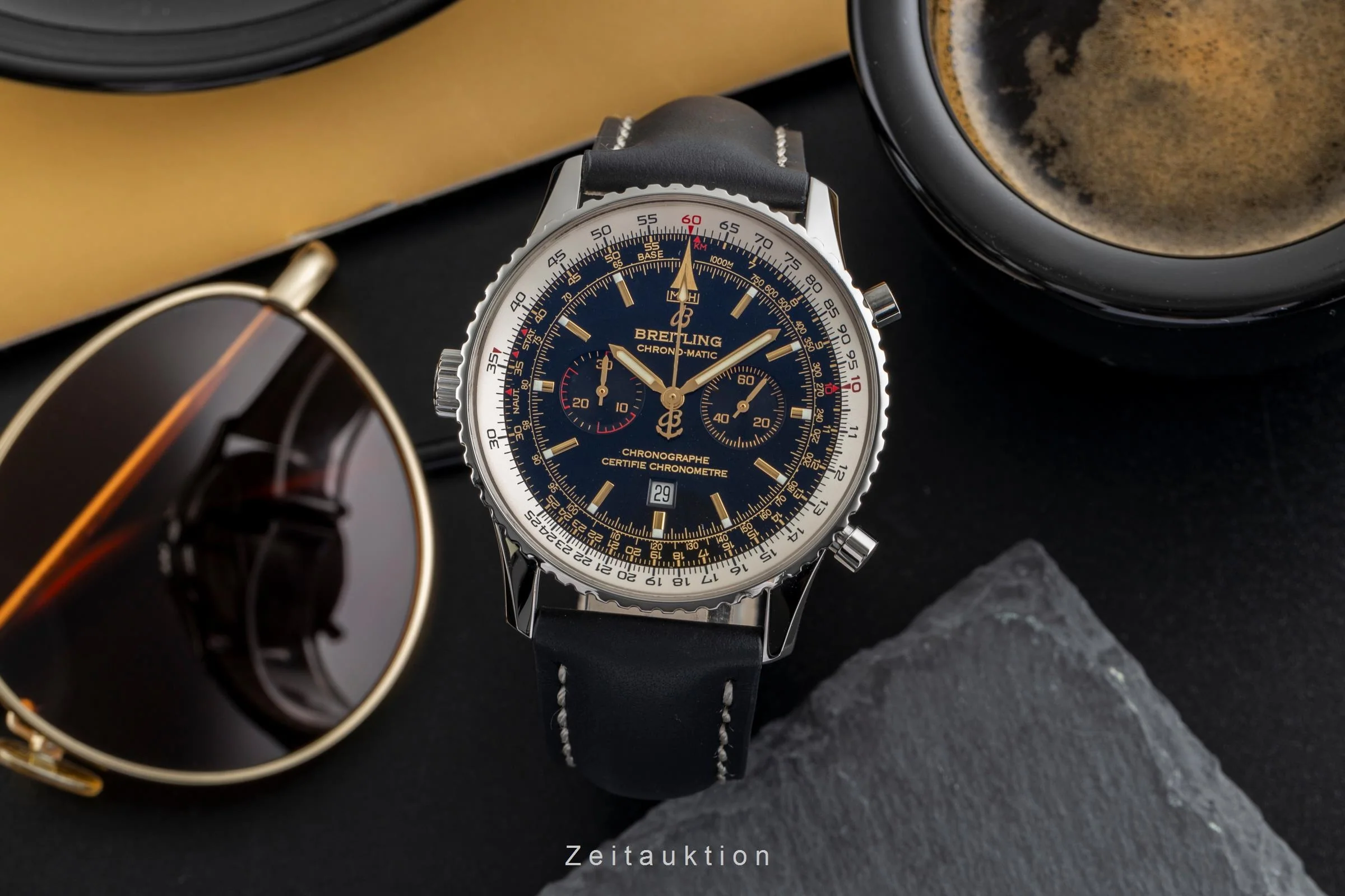 Breitling Chrono-Matic chronograph steel automatic men's watch A41350 Limited  [2502675] - Image 4