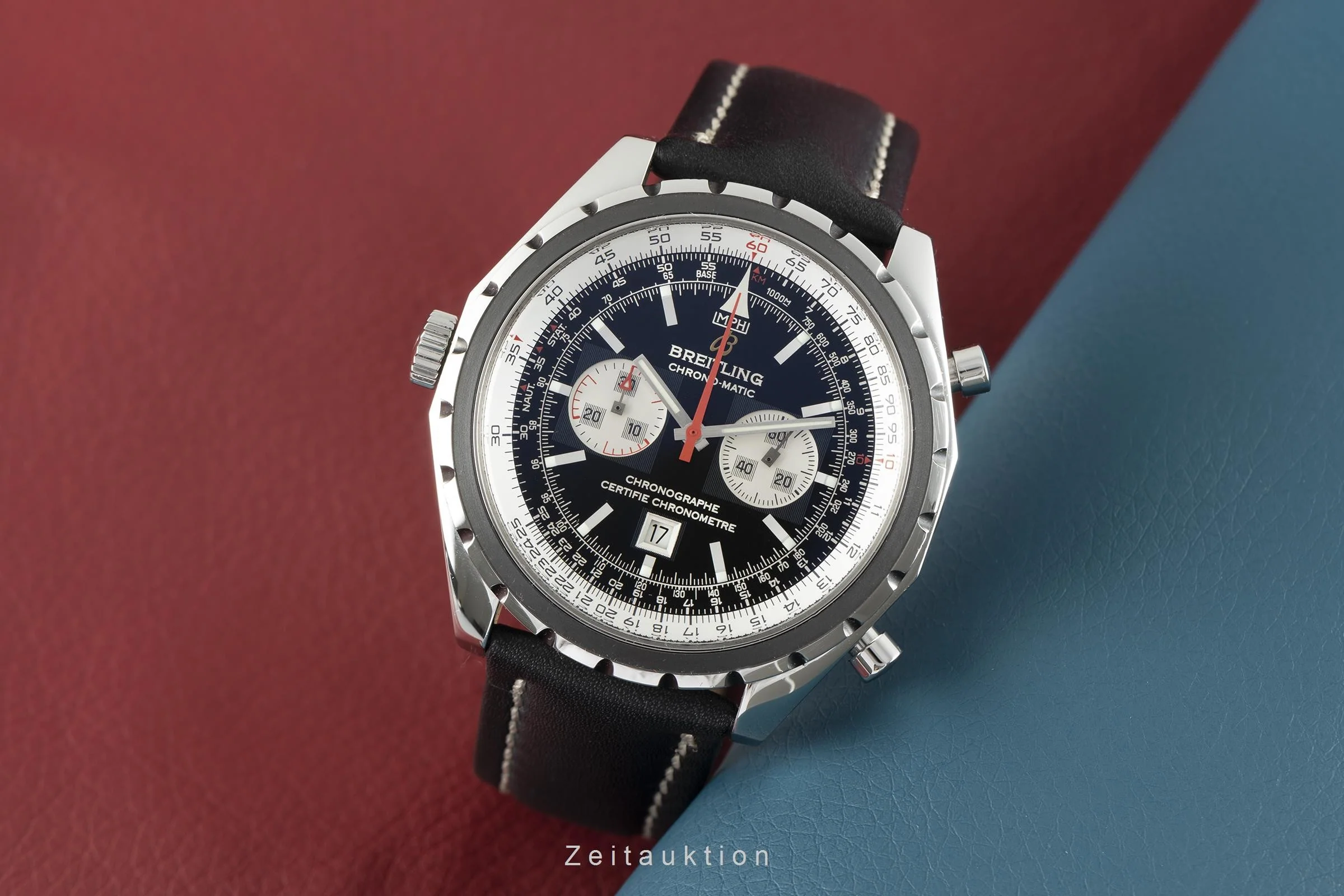 Breitling Chrono-Matic chronograph steel automatic men's watch A41360 LP: 8150EUR  [2108894] - Image 3