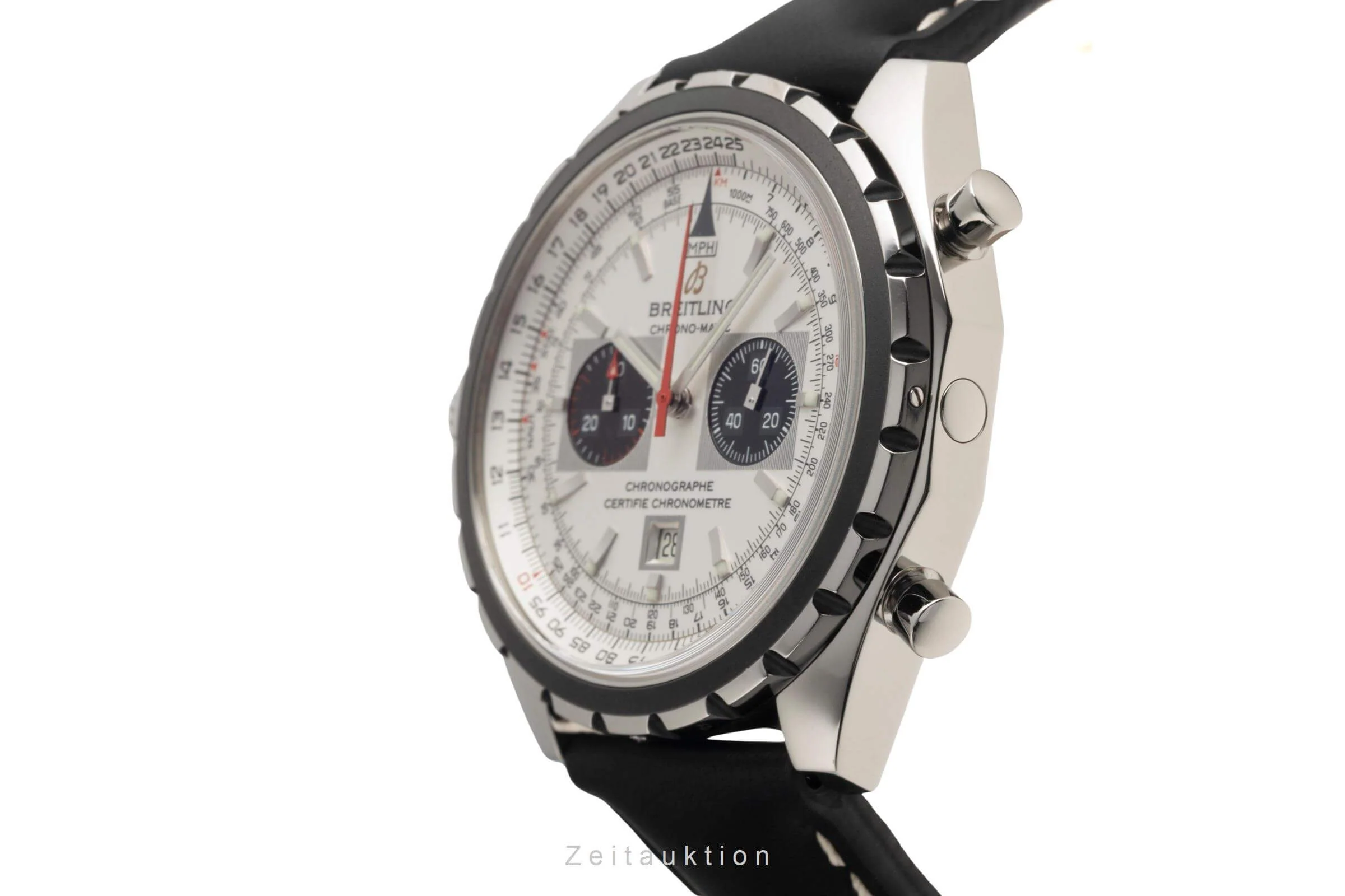 Breitling Chrono-Matic chronograph steel automatic men's watch A41360  [2404911] - Image 7