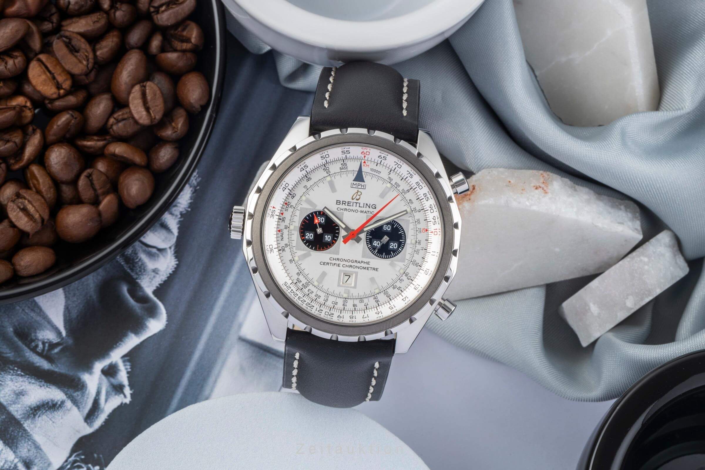 Breitling Chrono-Matic chronograph steel automatic men's watch A41360  [2405590] - Image 3