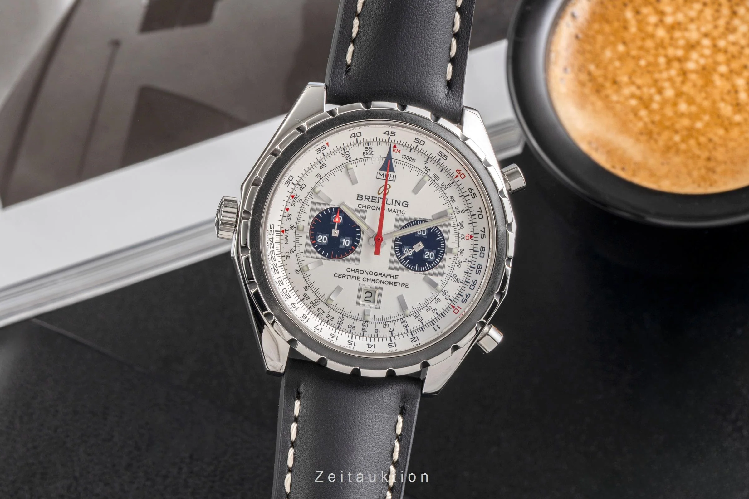 Breitling Chrono-Matic chronograph steel automatic men's watch A41360  [2501866] - Image 2