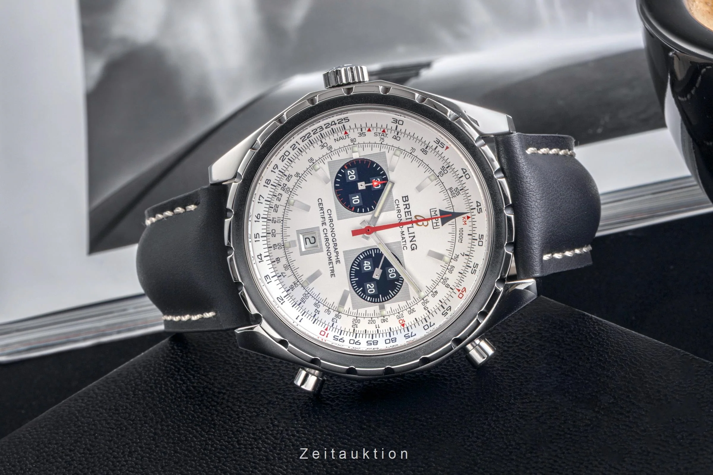 Breitling Chrono-Matic chronograph steel automatic men's watch A41360  [2501866] - Image 3