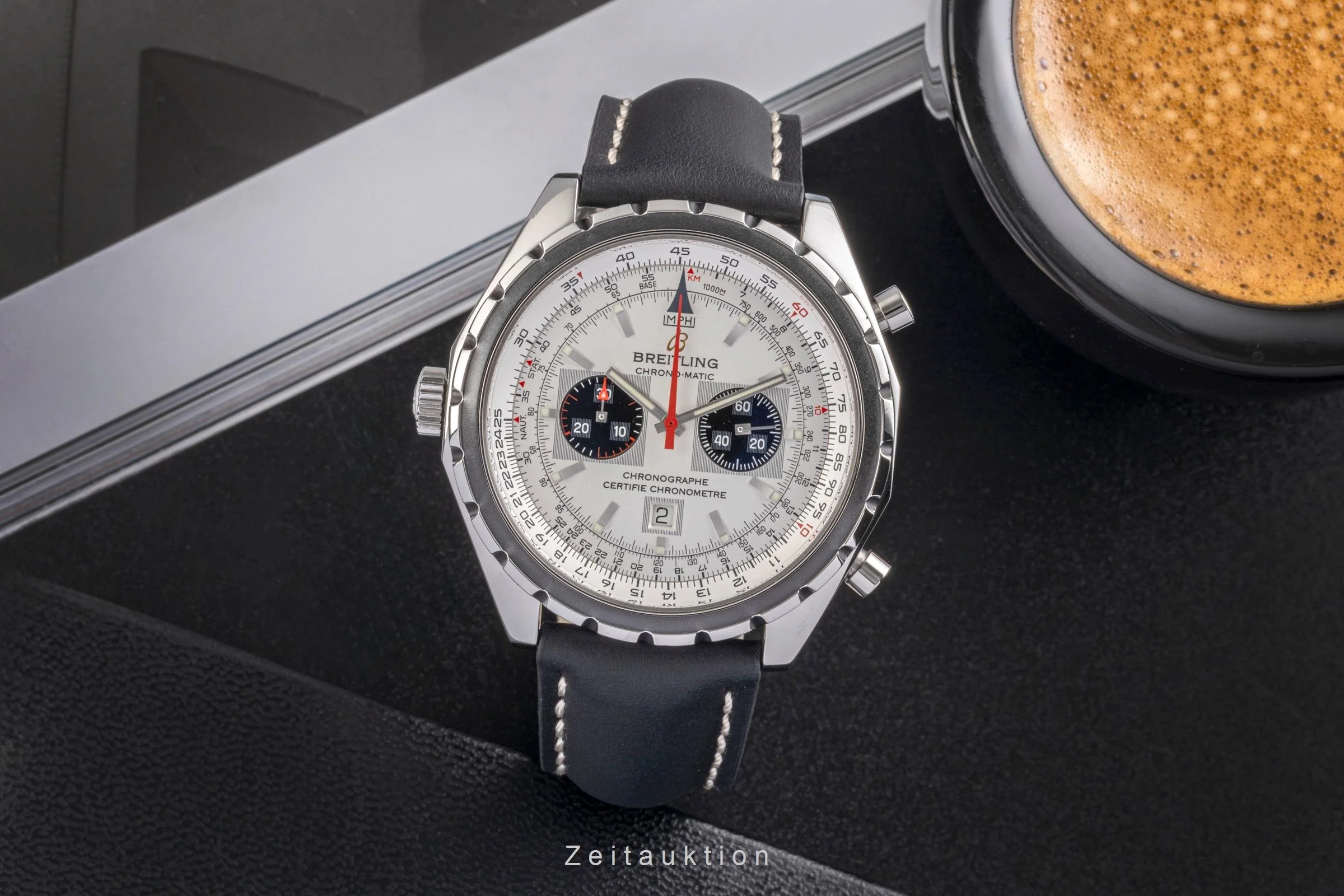 Breitling Chrono-Matic chronograph steel automatic men's watch A41360  [2501866] - Image 4