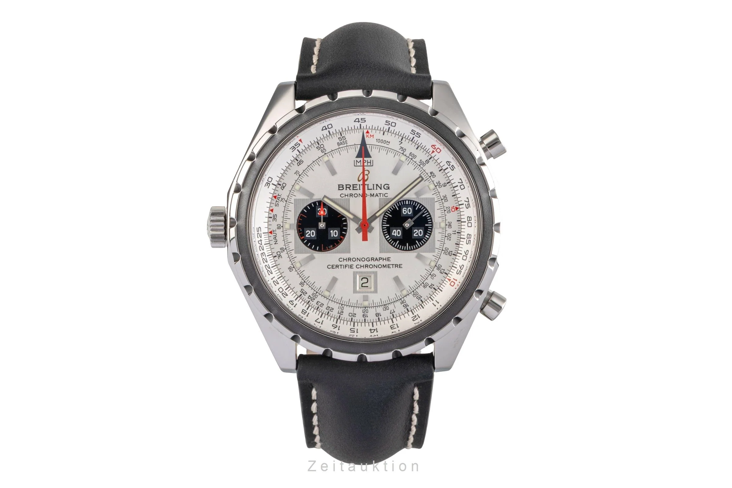 Breitling Chrono-Matic chronograph steel automatic men's watch A41360  [2501866] - Image 5