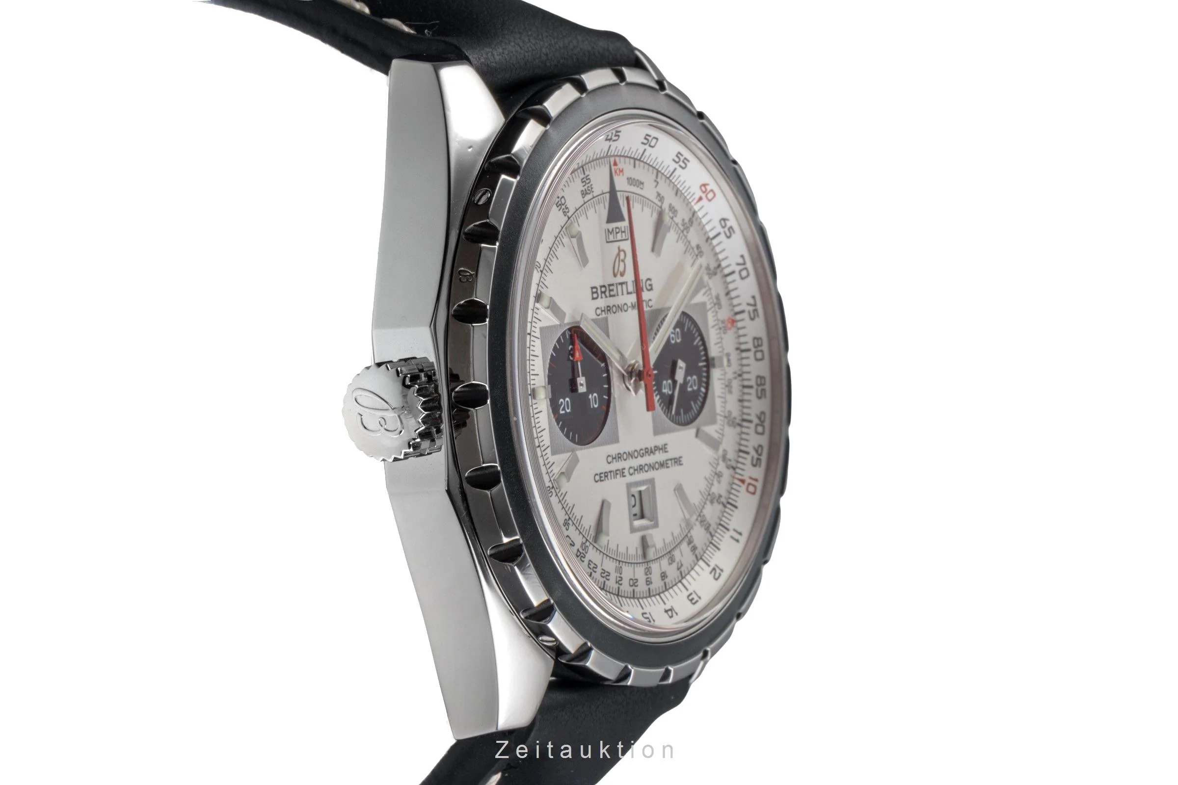 Breitling Chrono-Matic chronograph steel automatic men's watch A41360  [2501866] - Image 8