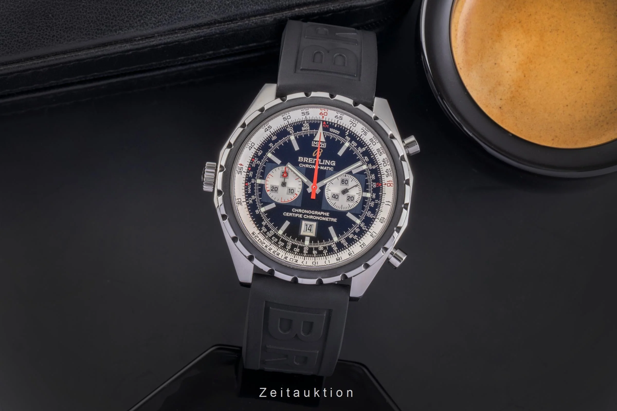 Breitling Chrono-Matic chronograph steel automatic men's watch A41360  [2504061] - Image 4