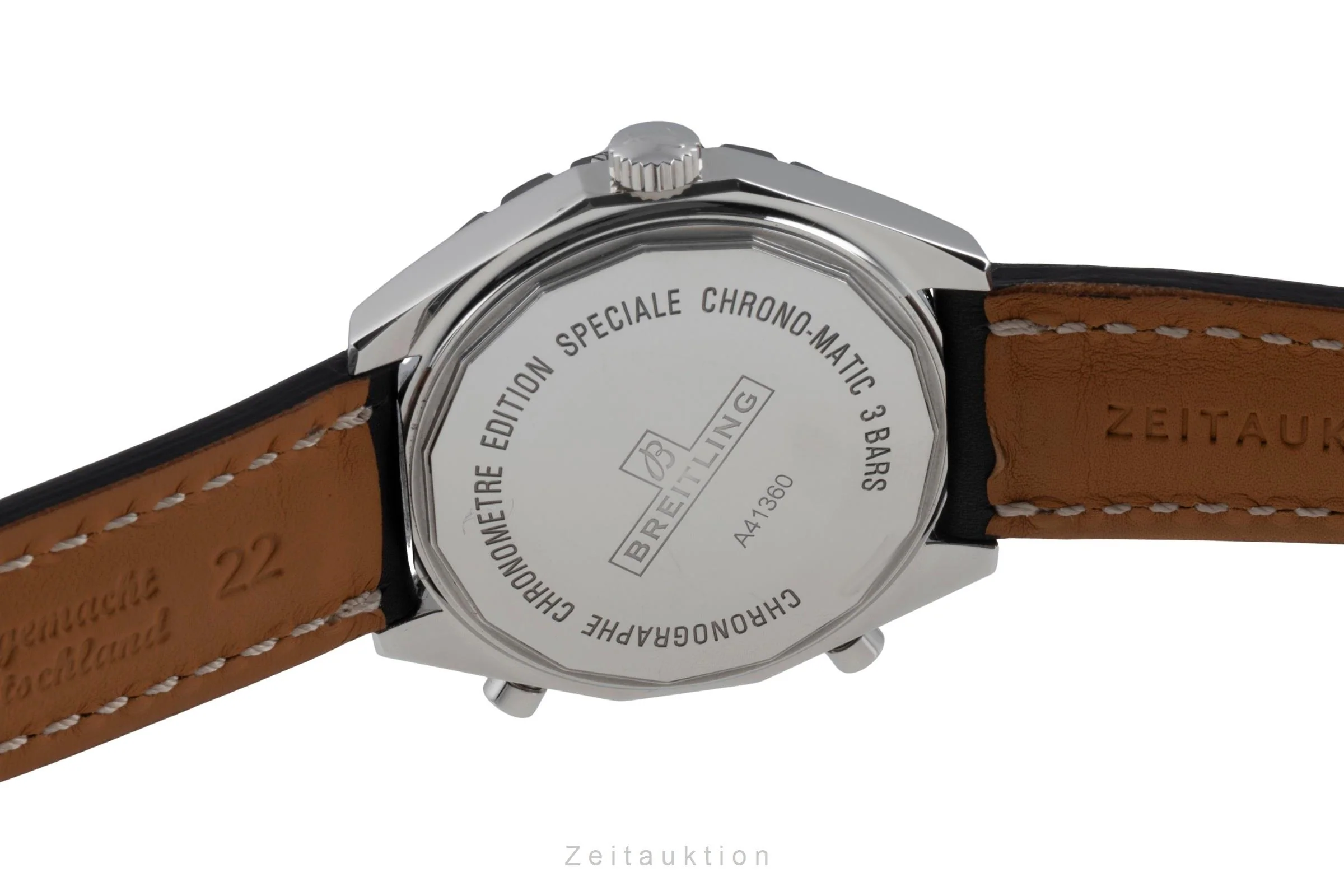 Breitling Chrono-Matic chronograph steel automatic men's watch A41360  [2507322] - Image 12