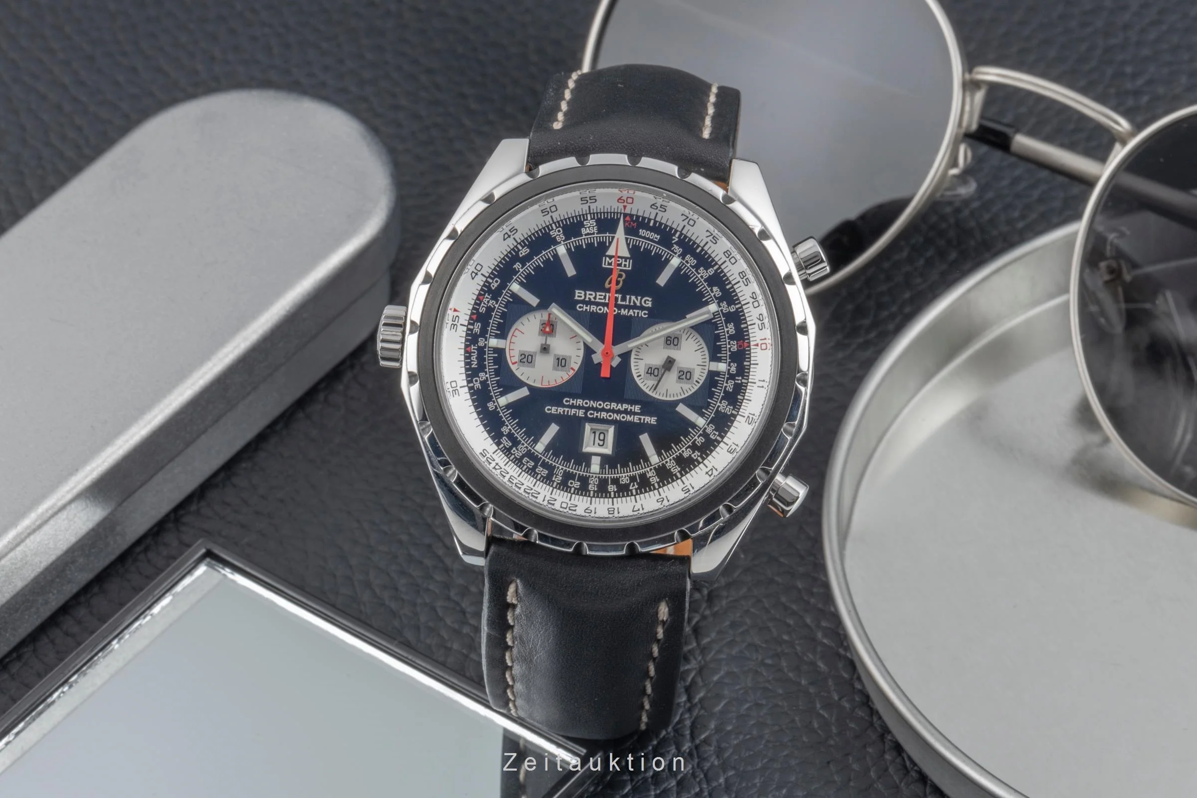 Breitling Chrono-Matic chronograph steel automatic men's watch A41360  [2507322] - Image 4