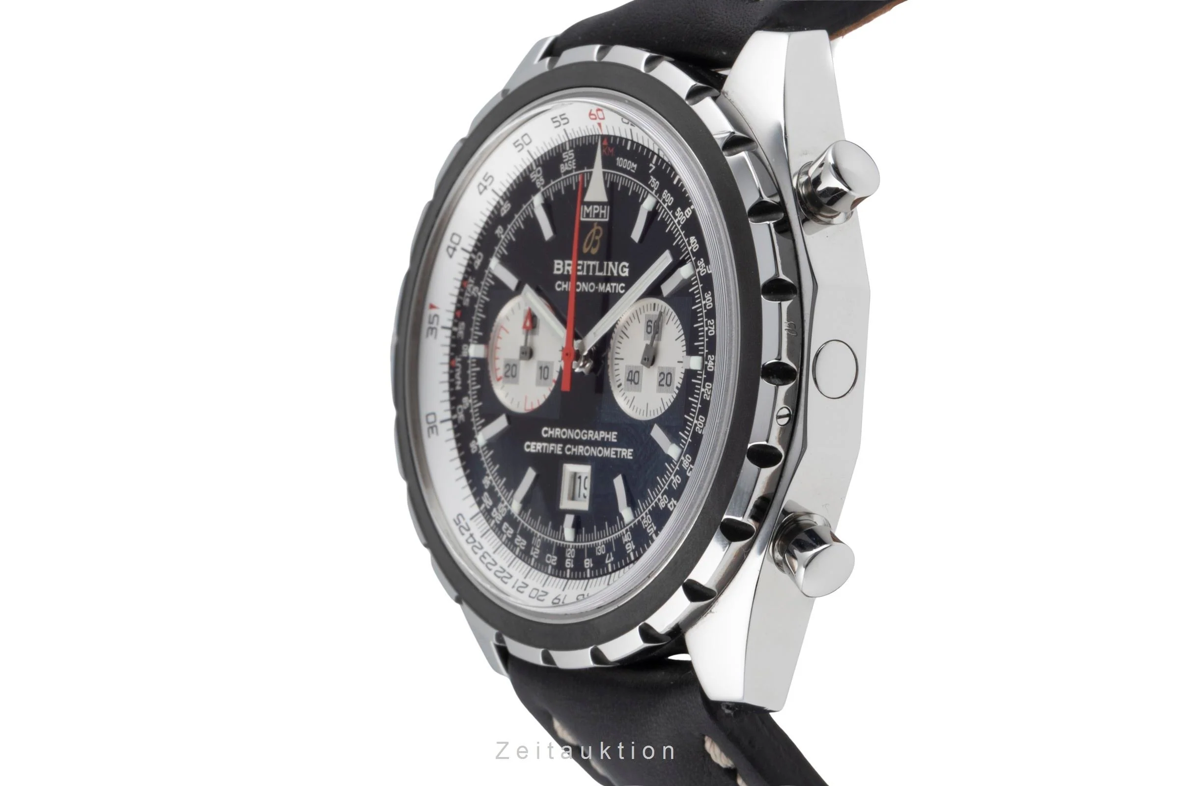 Breitling Chrono-Matic chronograph steel automatic men's watch A41360  [2507322] - Image 7