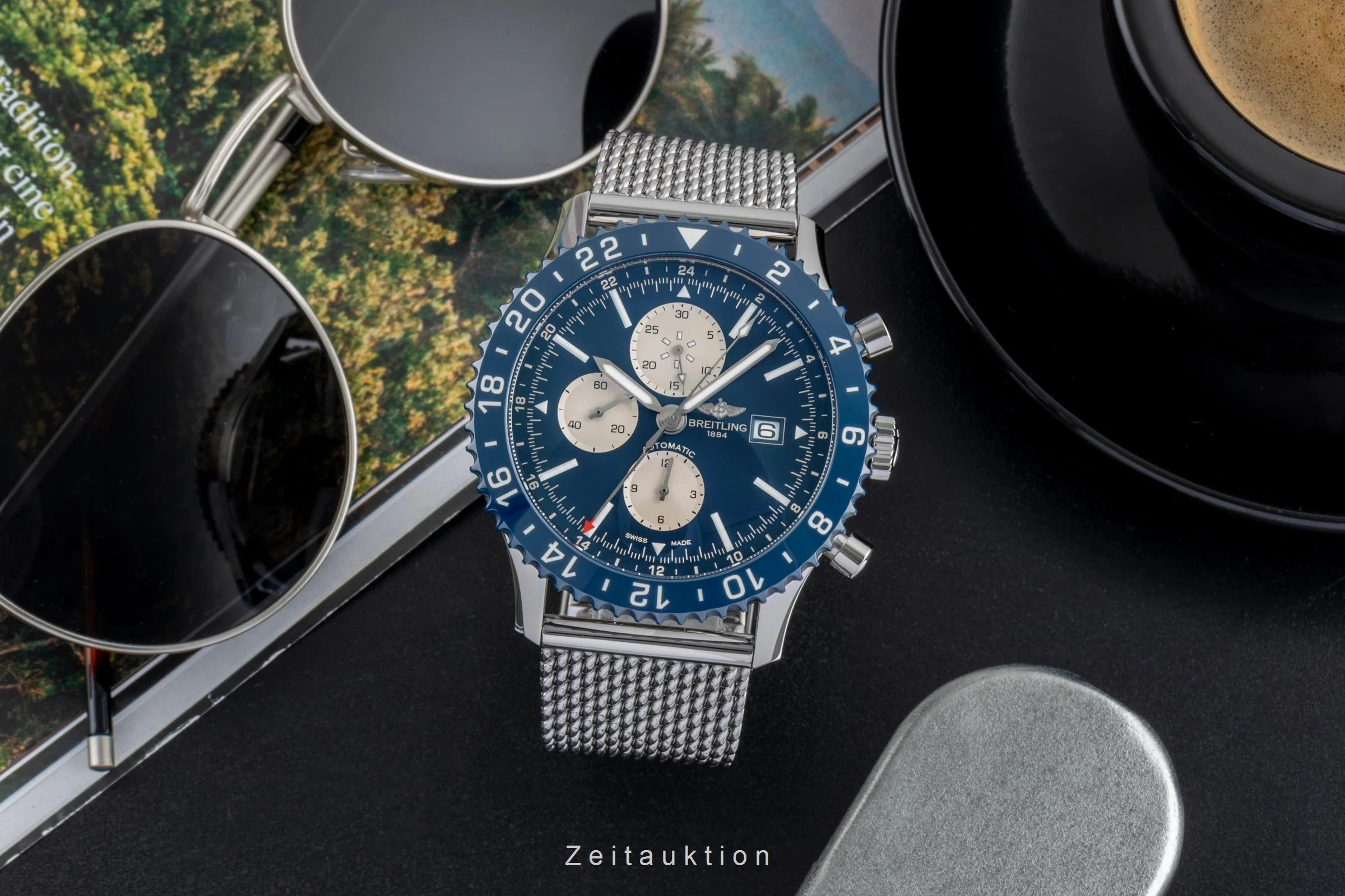 Breitling Chronoliner chronograph steel automatic men's watch Y2431016/C970  [2505741] - Image 4
