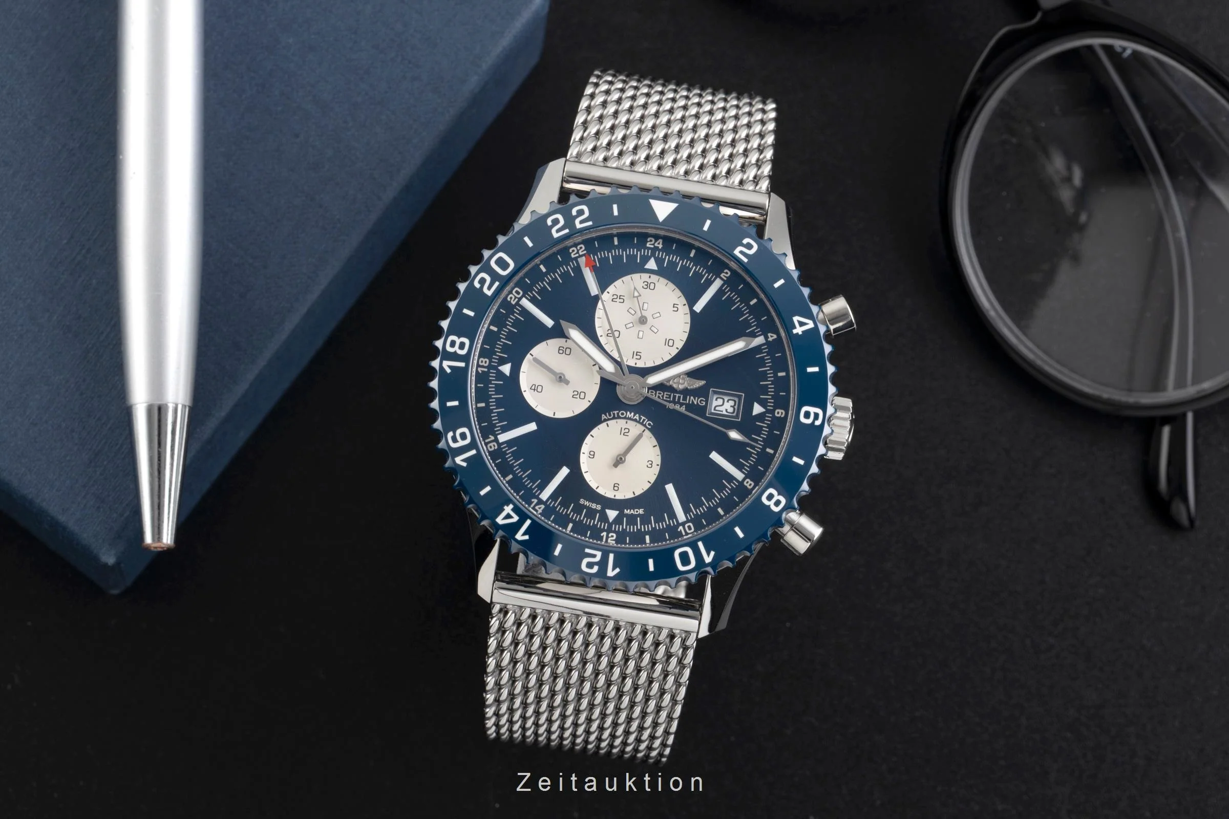 Breitling Chronoliner chronograph steel automatic men's watch Y2431016/C970  [2600536] - Image 4