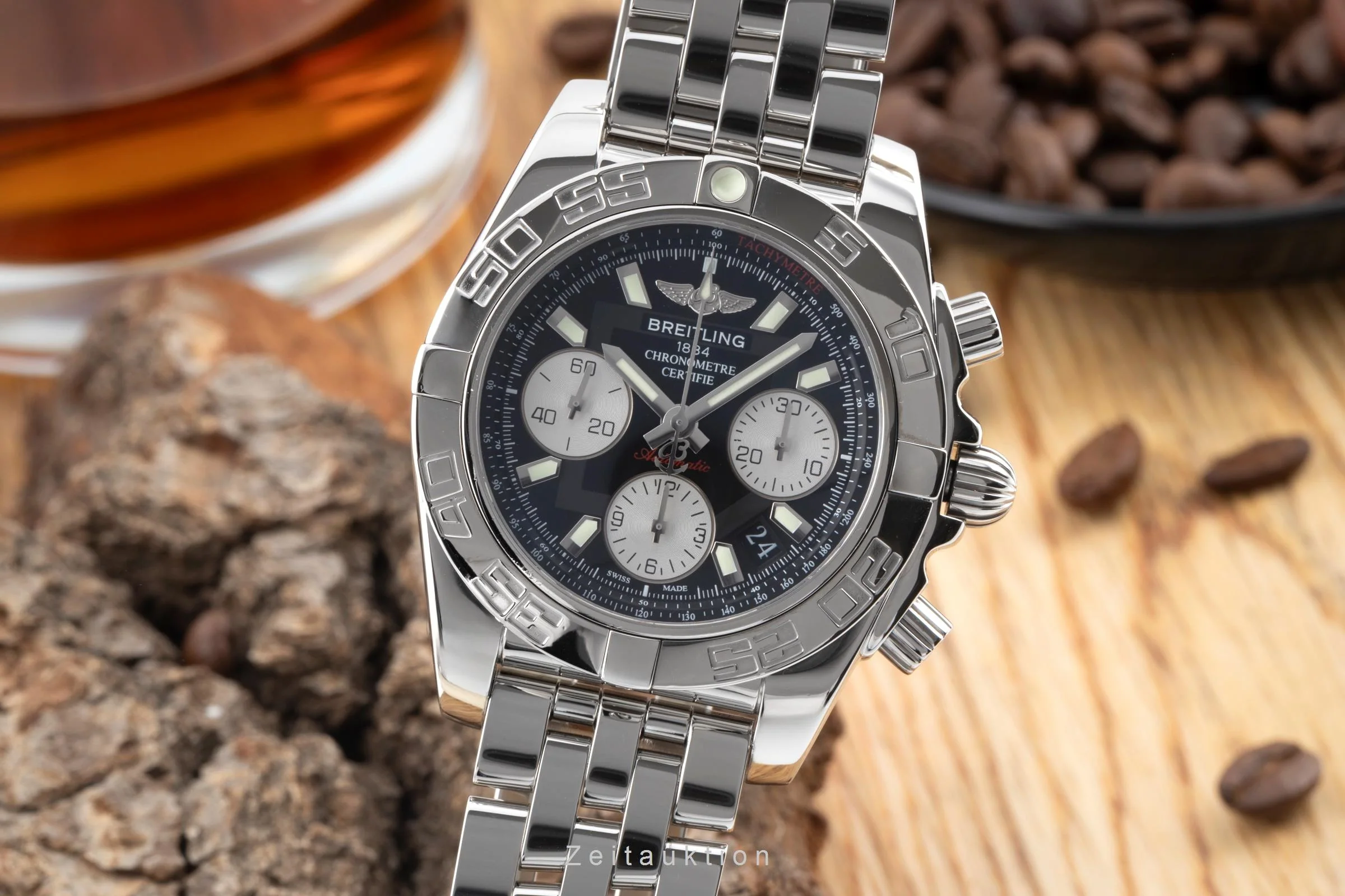 Breitling Chronomat 41 chronograph steel automatic men's watch AB0140  [2506249] - Image 2