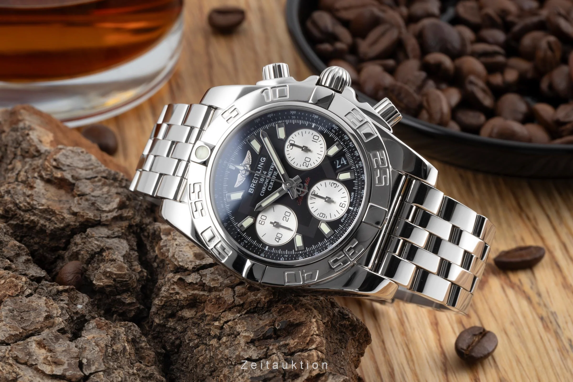 Breitling Chronomat 41 chronograph steel automatic men's watch AB0140  [2506249] - Image 3