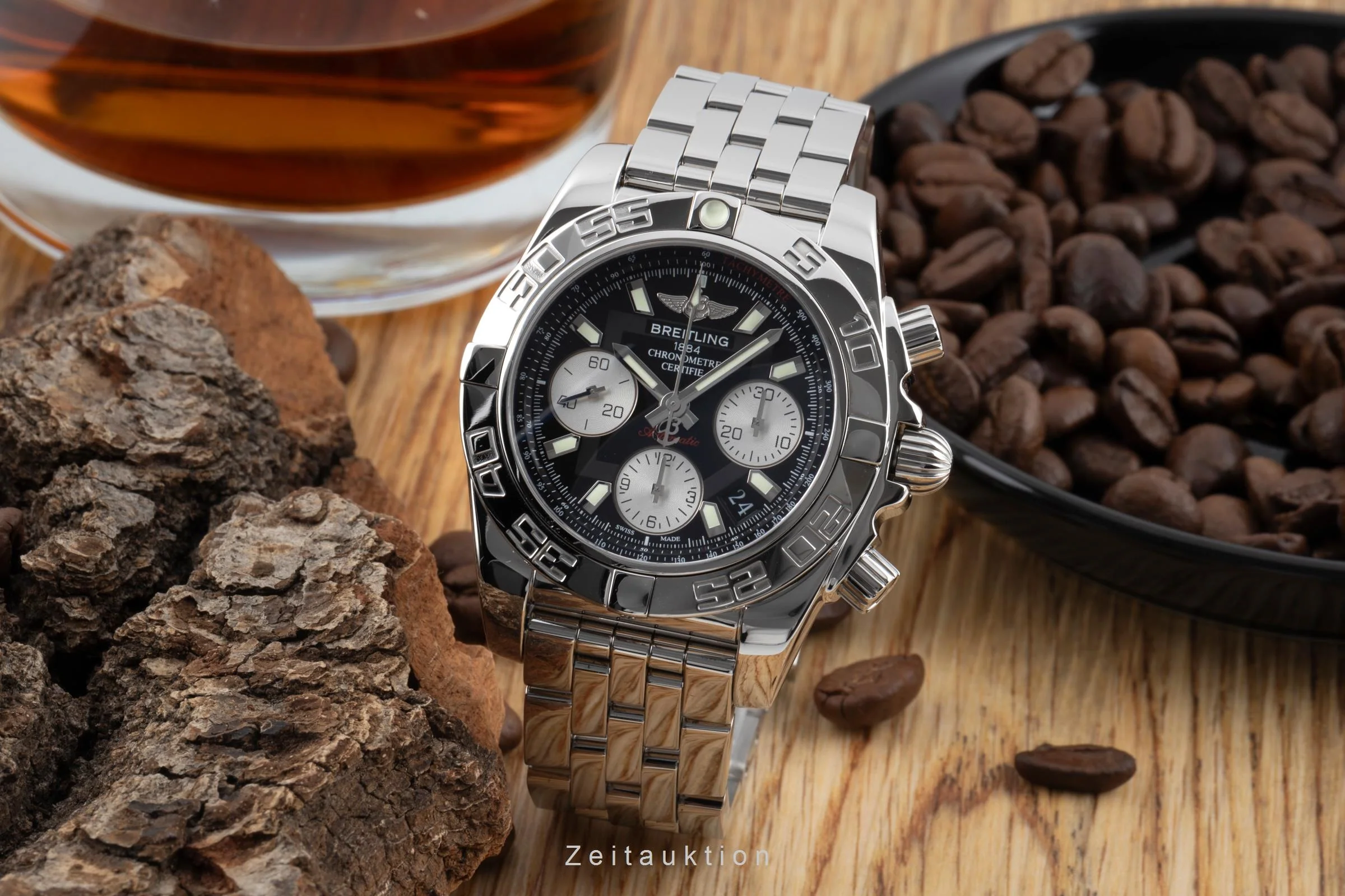 Breitling Chronomat 41 chronograph steel automatic men's watch AB0140  [2506249] - Image 4