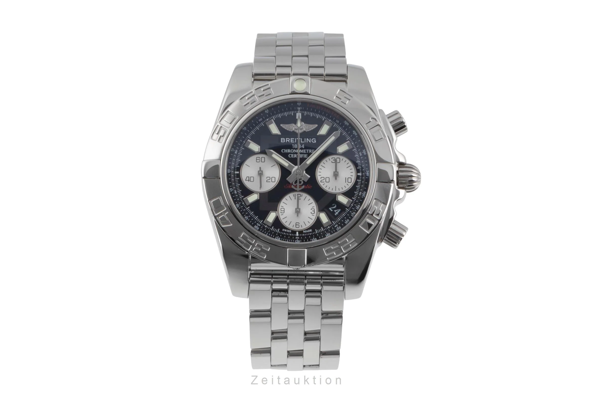 Breitling Chronomat 41 chronograph steel automatic men's watch AB0140  [2506249] - Image 5