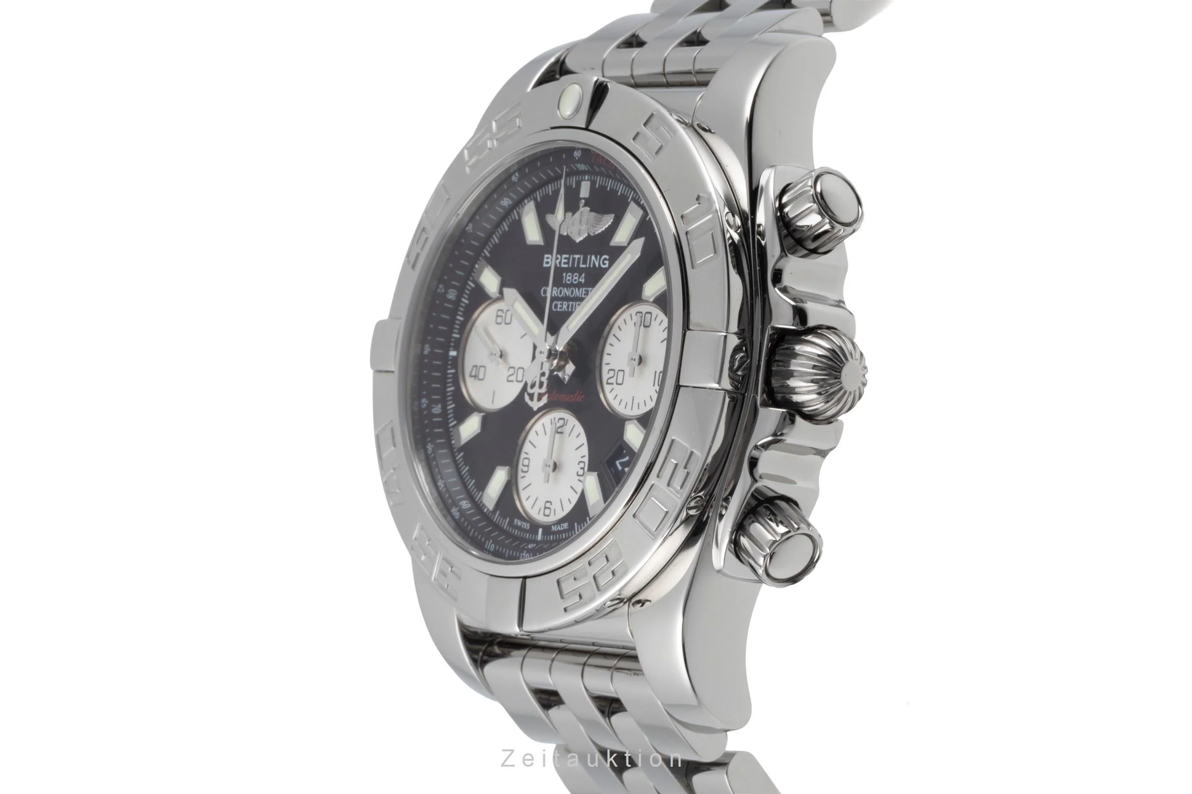 Breitling Chronomat 41 chronograph steel automatic men's watch AB0140  [2506249] - Image 7