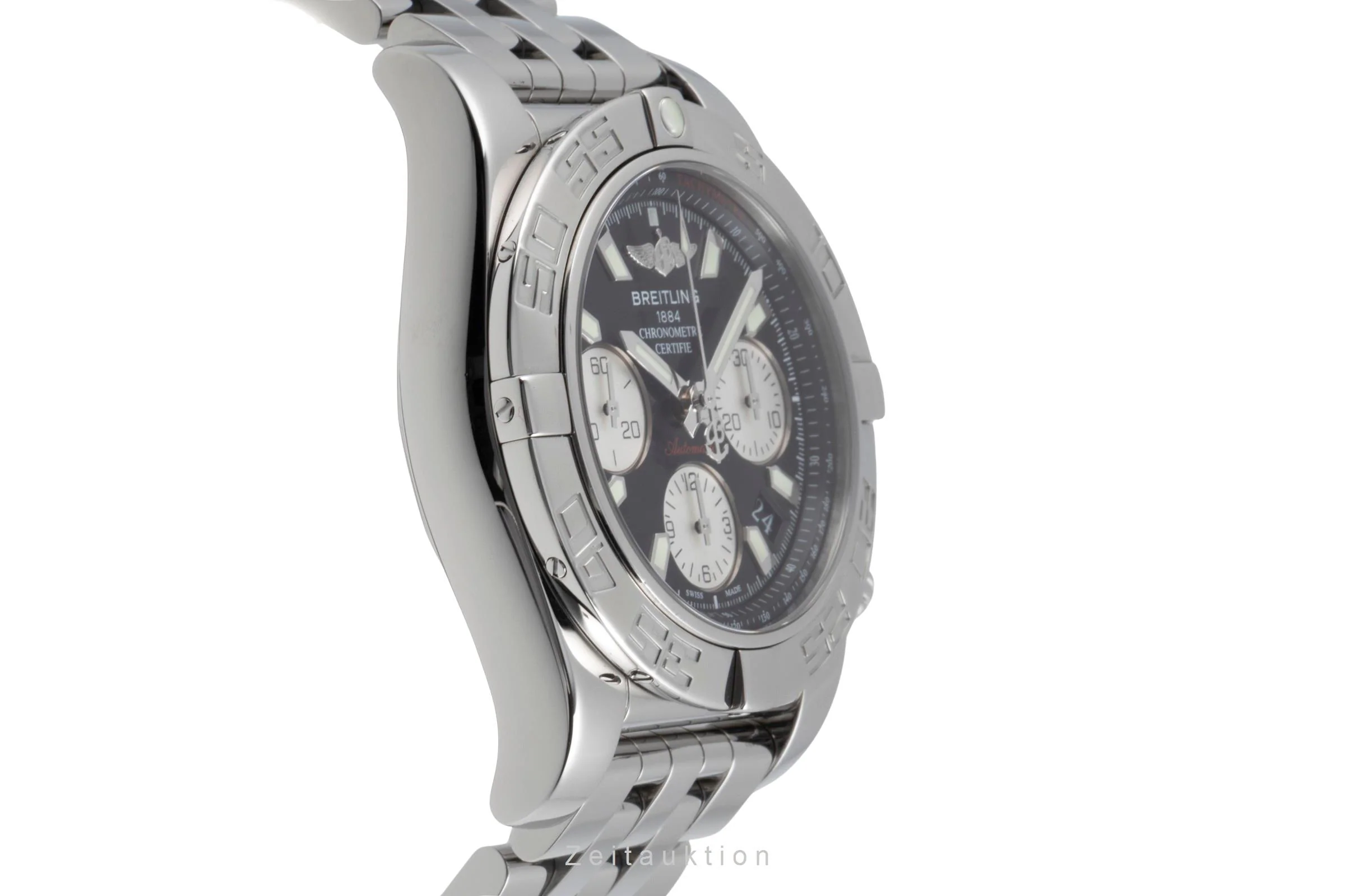 Breitling Chronomat 41 chronograph steel automatic men's watch AB0140  [2506249] - Image 8