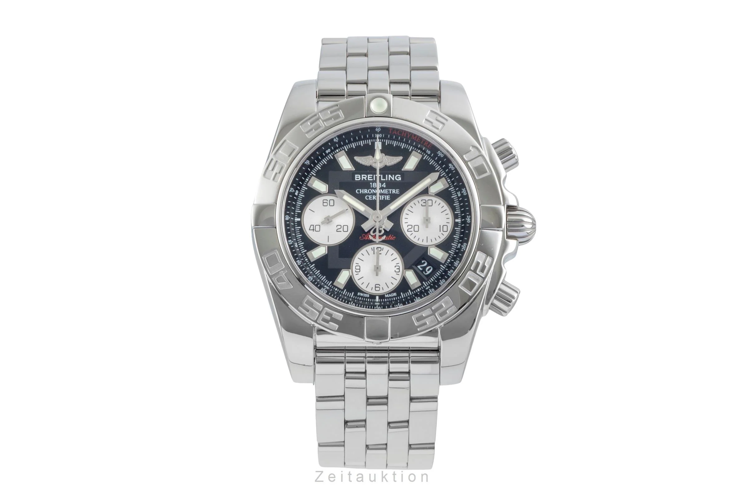 Breitling Chronomat 41 chronograph steel automatic men's watch AB0140  [2507514] - Image 5