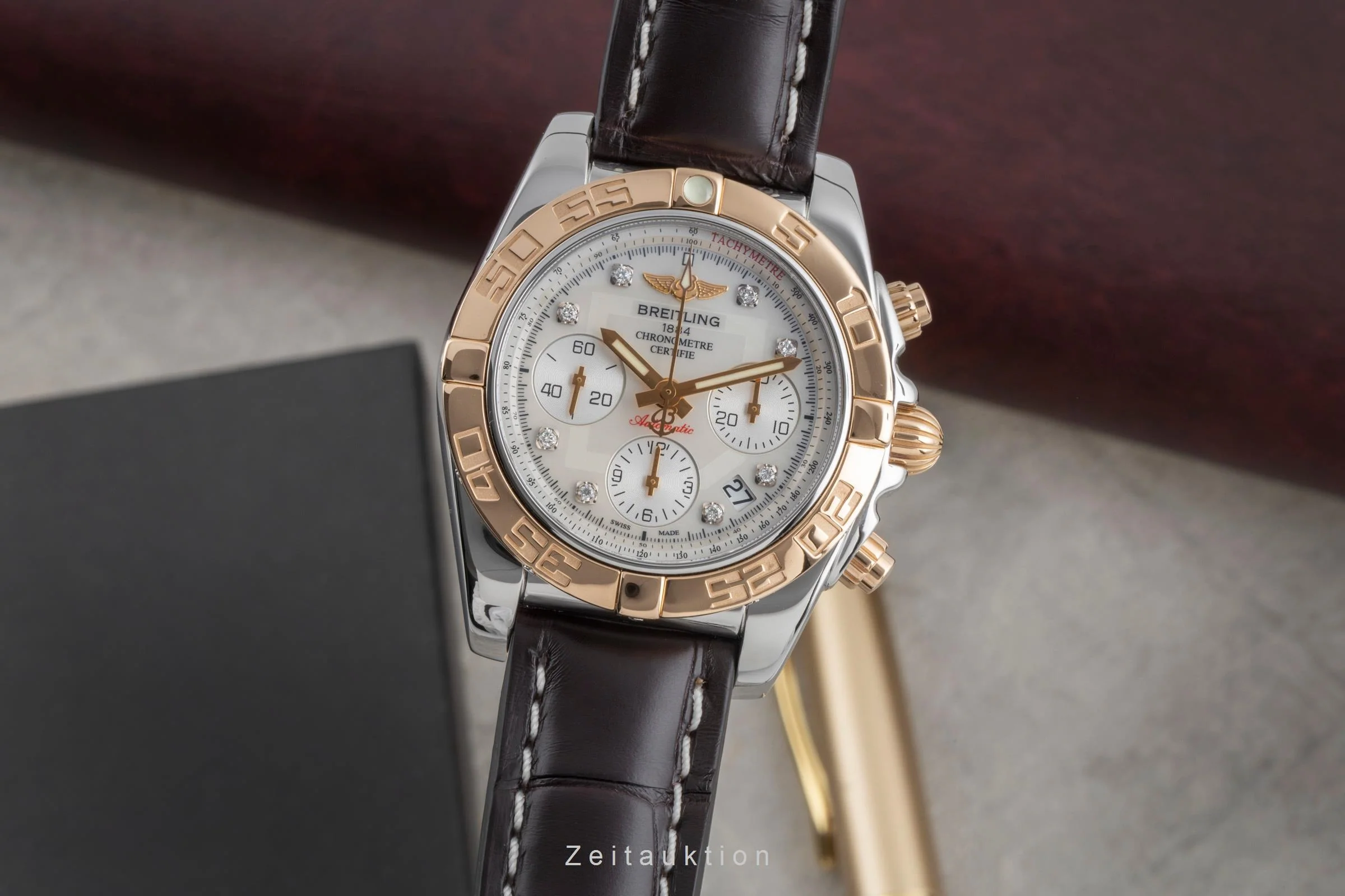Breitling Chronomat 41 chronograph steel / gold automatic men's watch CB0140  [2505885] - Image 2