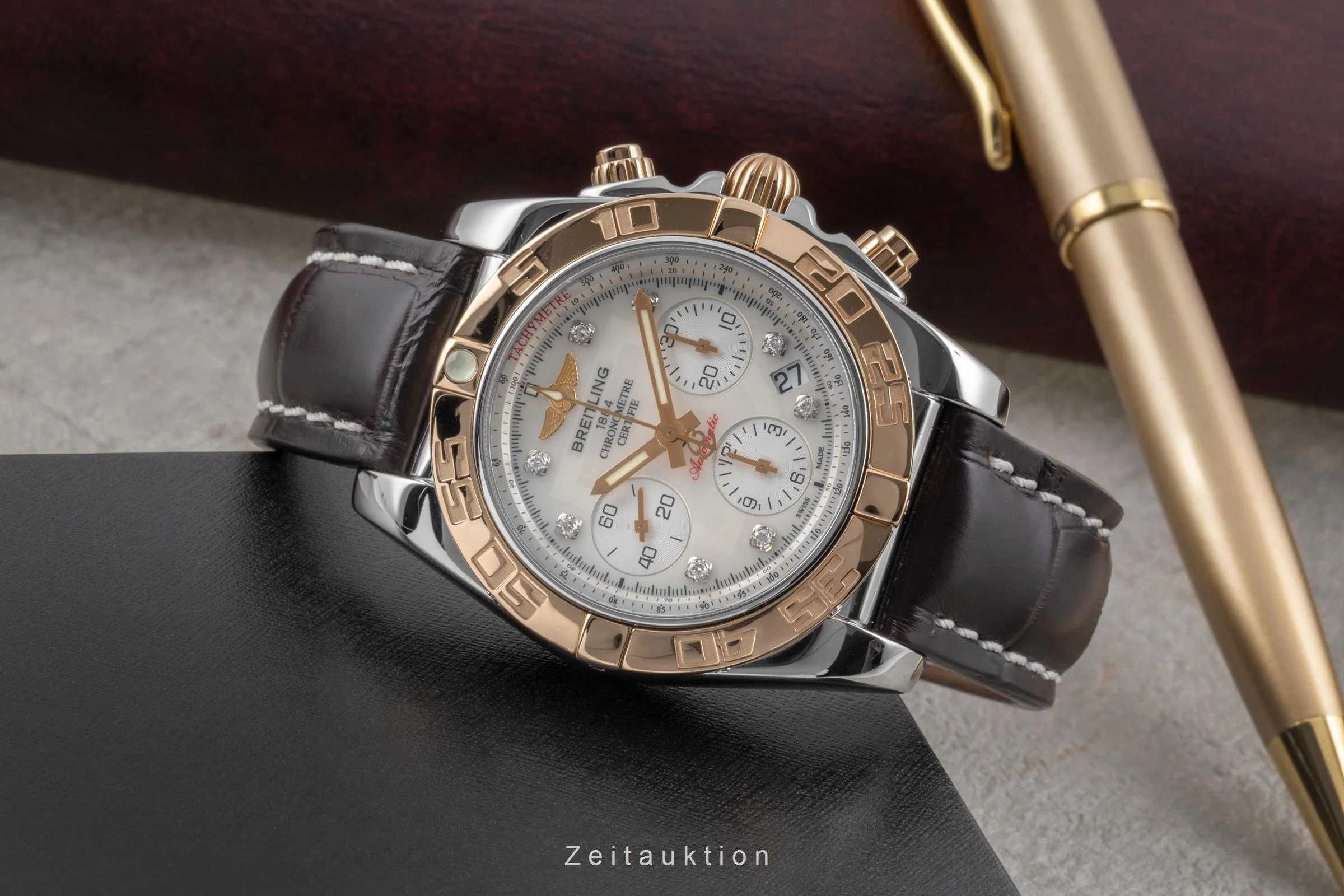 Breitling Chronomat 41 chronograph steel / gold automatic men's watch CB0140  [2505885] - Image 3