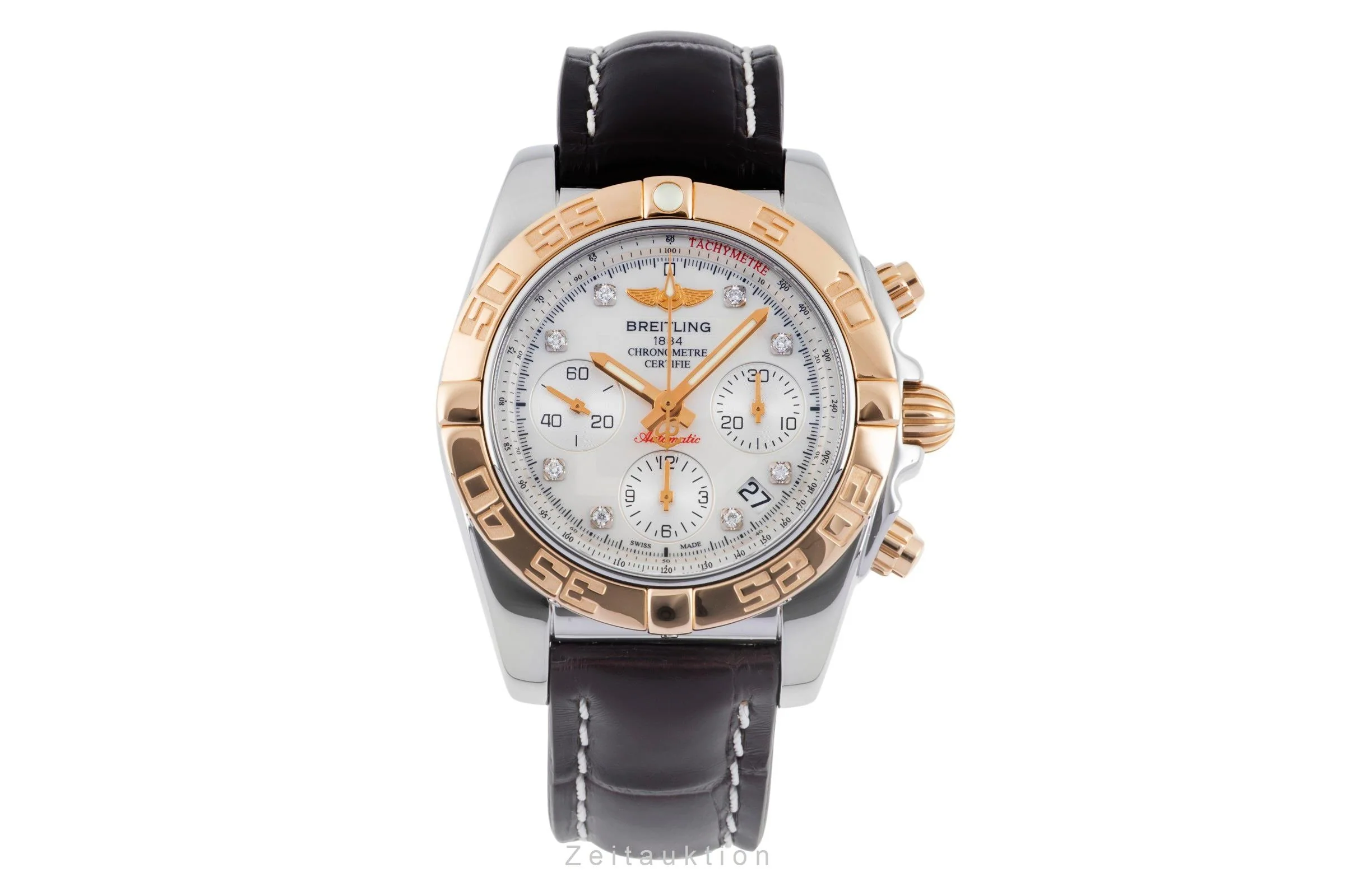 Breitling Chronomat 41 chronograph steel / gold automatic men's watch CB0140  [2505885] - Image 5