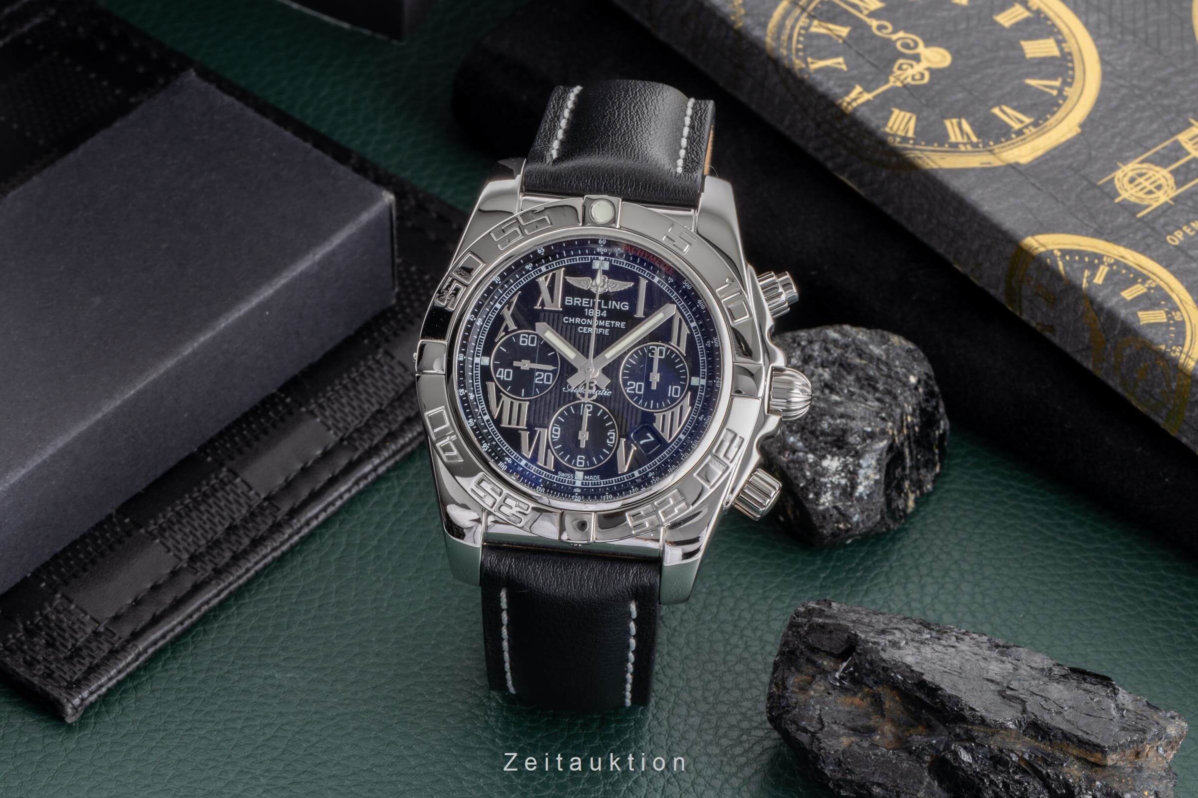Breitling Chronomat 44 chronograph steel automatic men's watch AB0110  [2405331] - Image 3