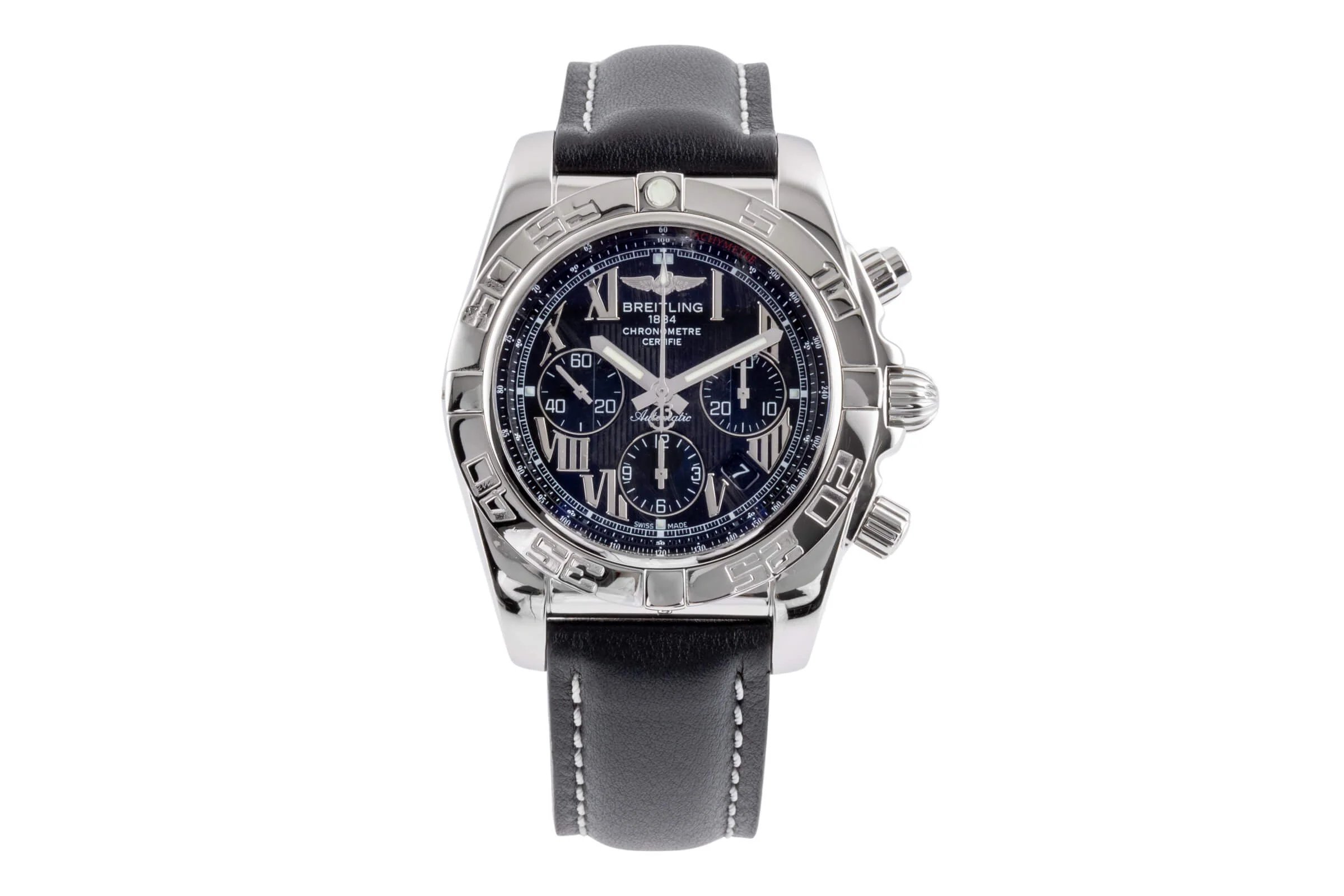 Breitling Chronomat 44 chronograph steel automatic men's watch AB0110  [2405331] - Image 4