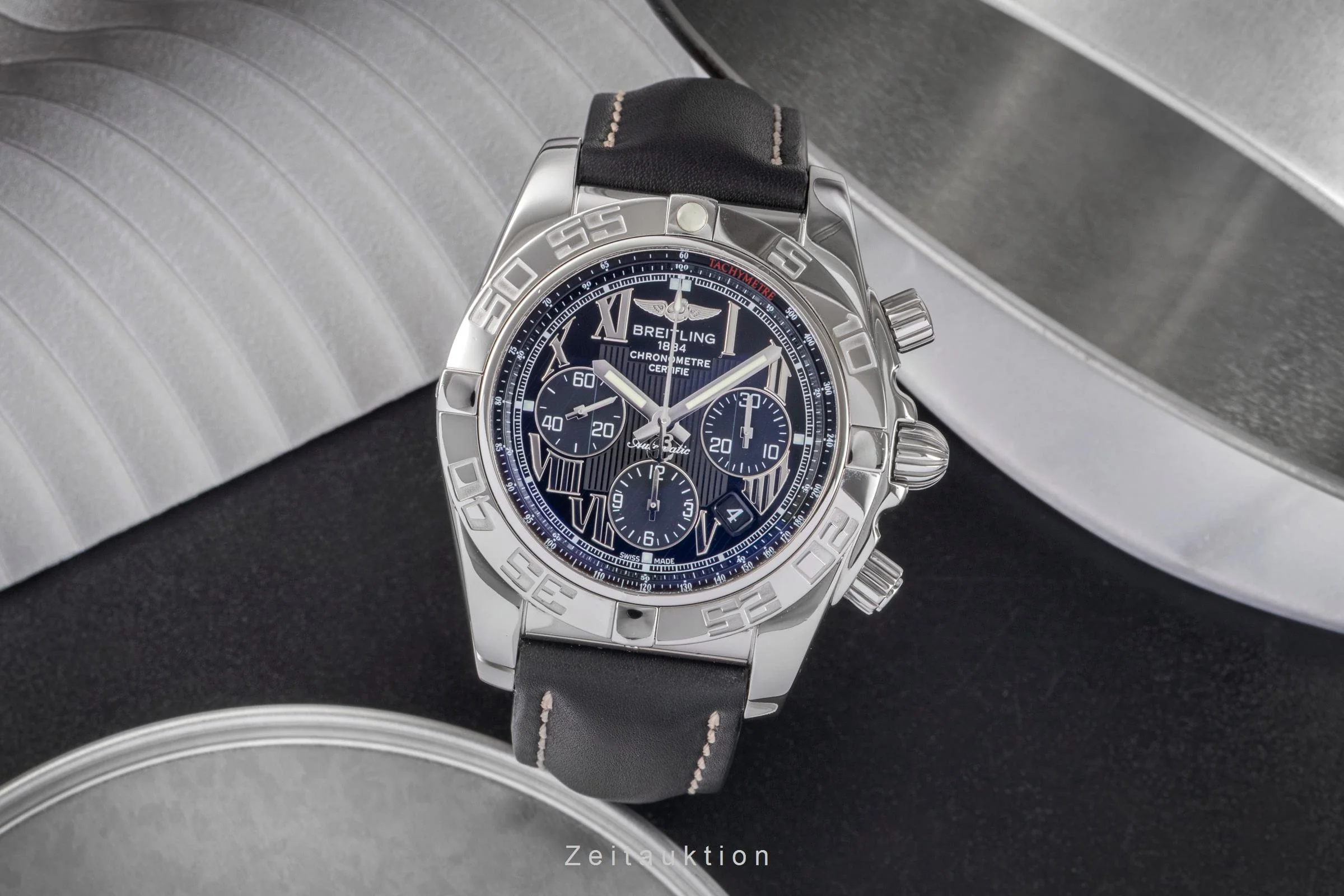 Breitling Chronomat 44 chronograph steel automatic men's watch AB0110  [2503549] - Image 4