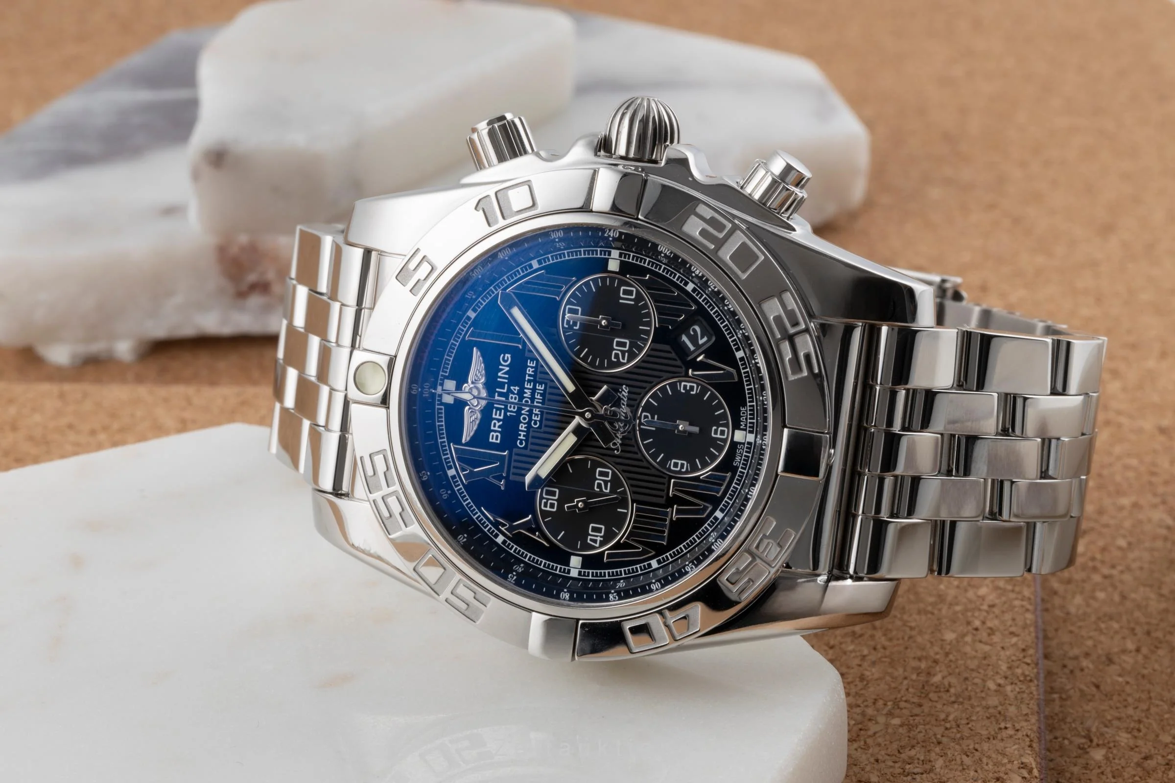 Breitling Chronomat 44 chronograph steel automatic men's watch AB0110  [2503550] - Image 3