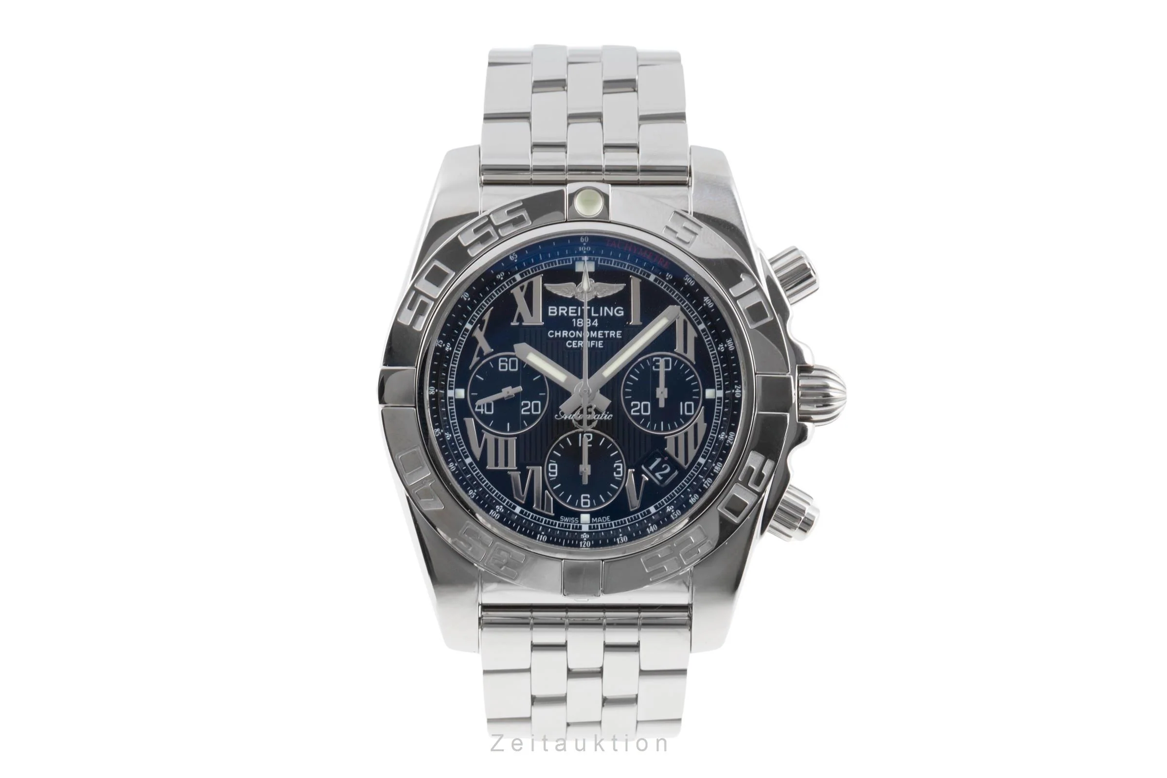 Breitling Chronomat 44 chronograph steel automatic men's watch AB0110  [2503550] - Image 5
