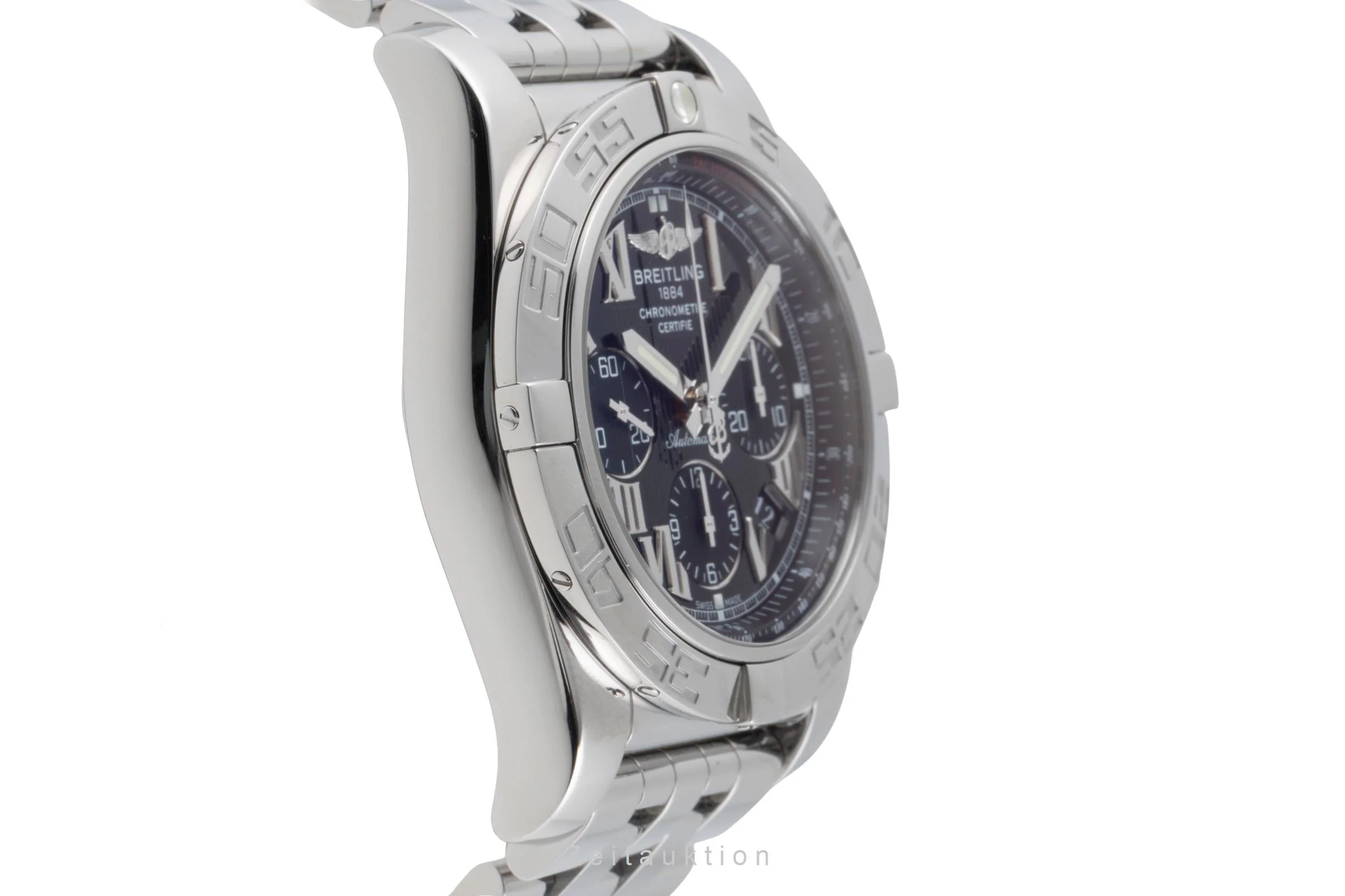 Breitling Chronomat 44 chronograph steel automatic men's watch AB0110  [2503550] - Image 8