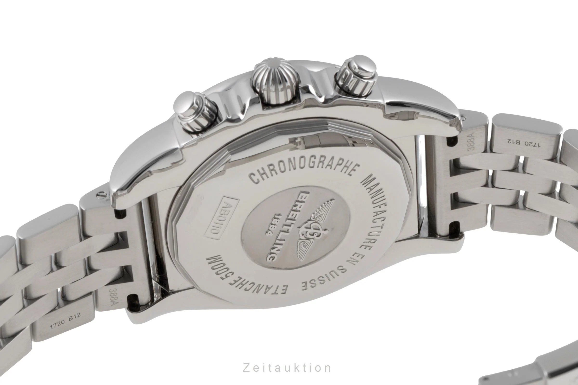 Breitling Chronomat 44 chronograph steel automatic men's watch AB0110  [2504196] - Image 11