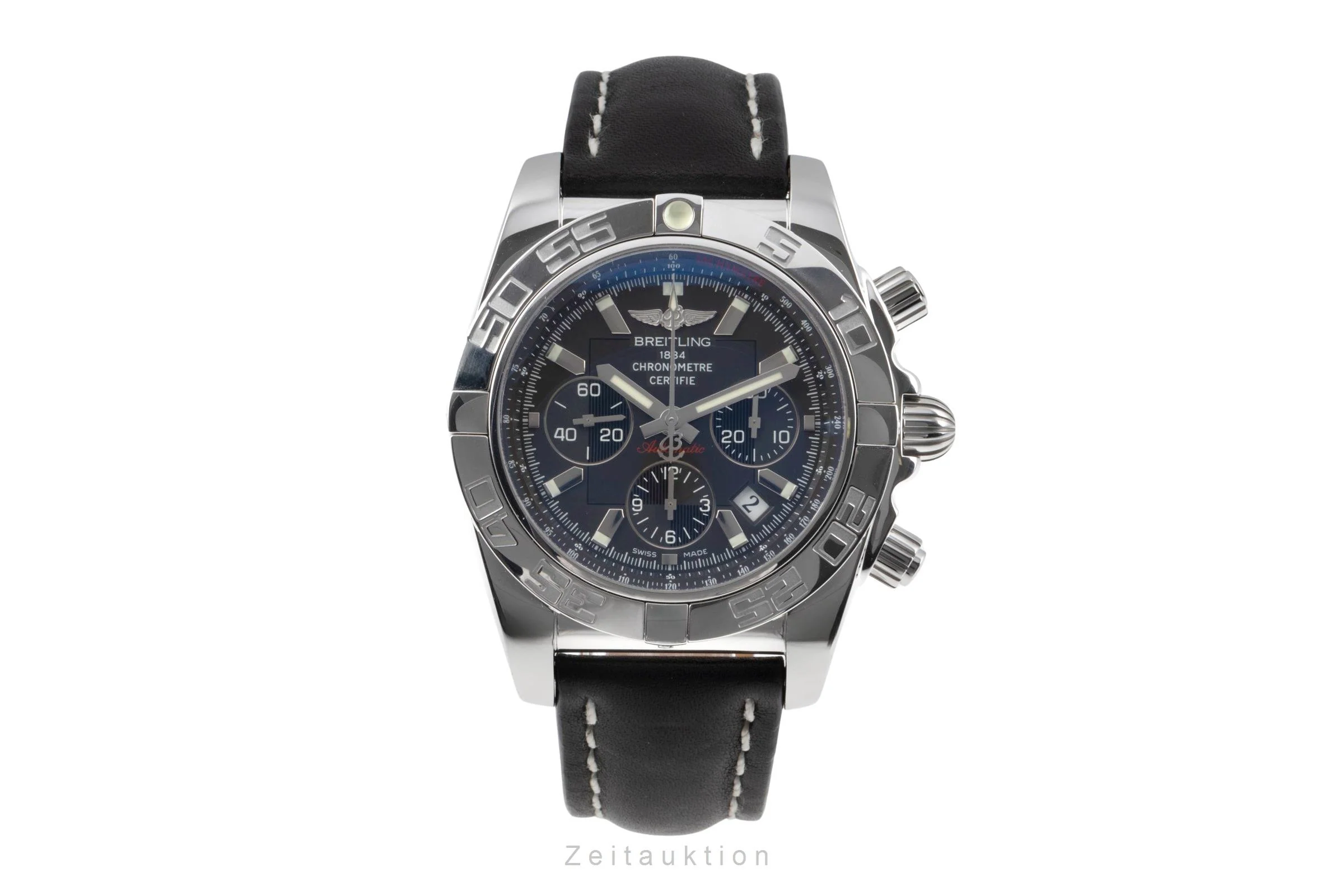 Breitling Chronomat 44 chronograph steel automatic men's watch AB0110  [2505430] - Image 5