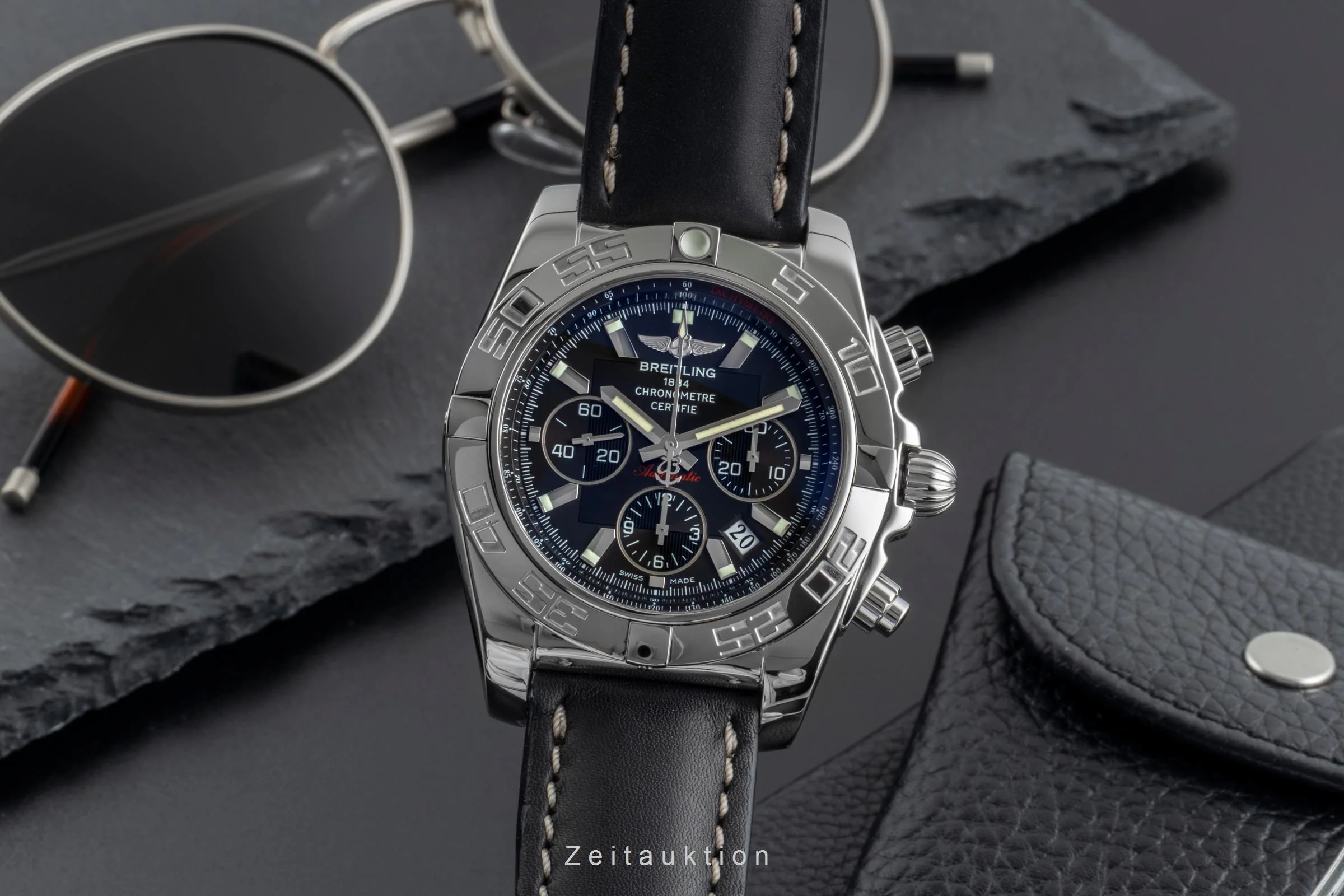 Breitling Chronomat 44 chronograph steel automatic men's watch AB0110  [2505601] - Image 2