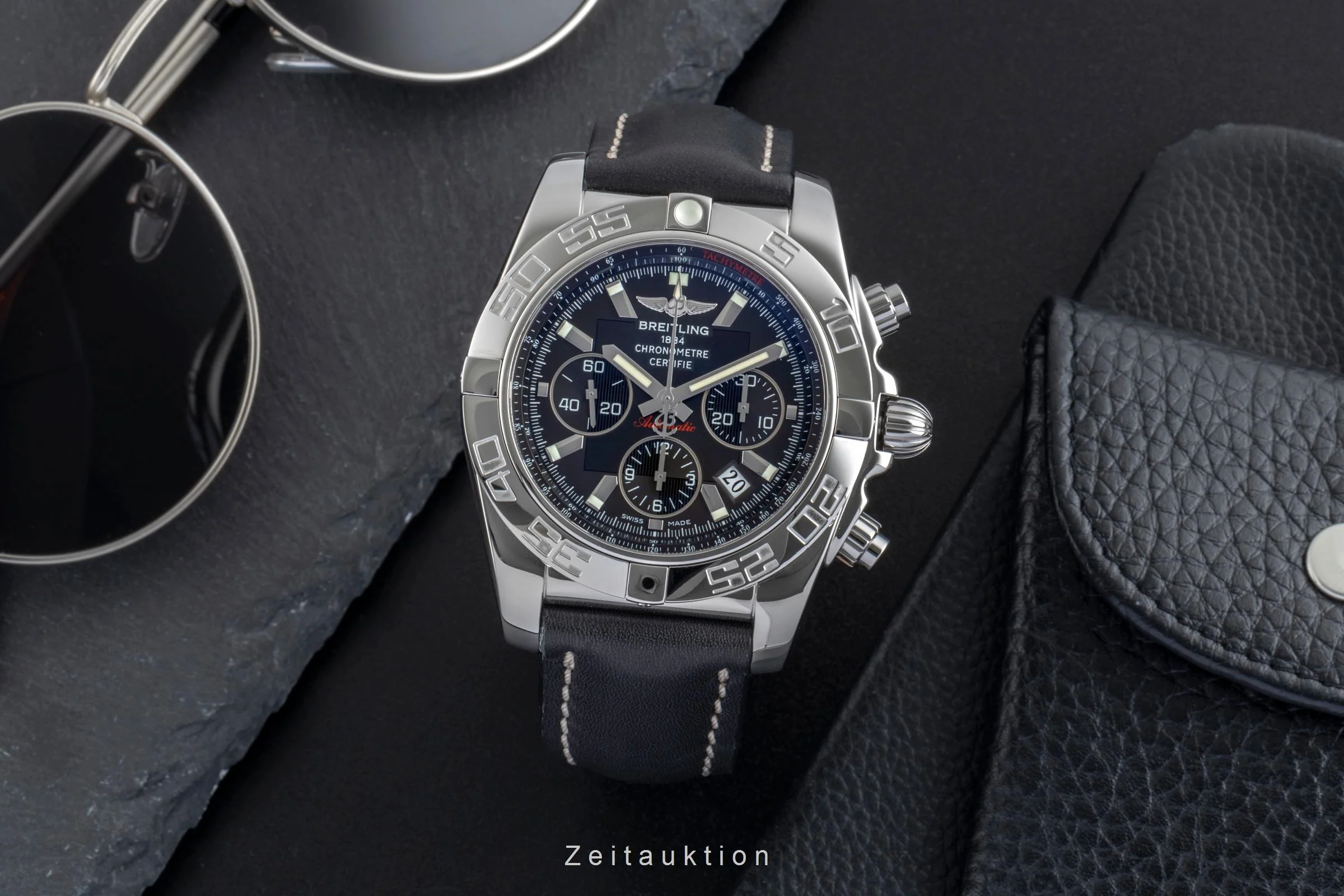 Breitling Chronomat 44 chronograph steel automatic men's watch AB0110  [2505601] - Image 4