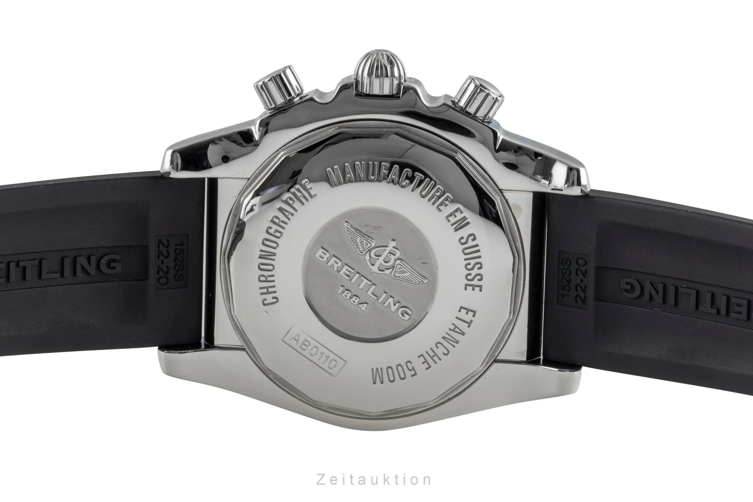 Breitling Chronomat 44 chronograph steel automatic men's watch AB0110  [2507366] - Image 11