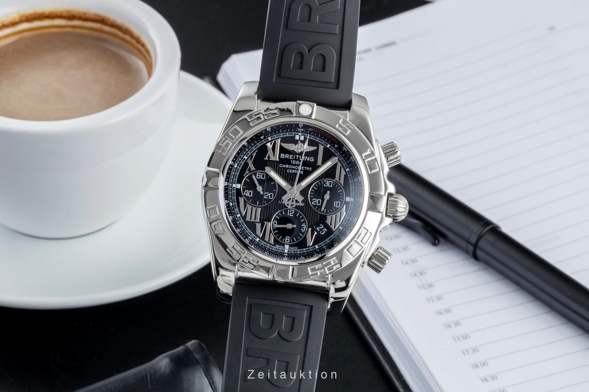 Breitling Chronomat 44 chronograph steel automatic men's watch AB0110  [2507366] - Image 2
