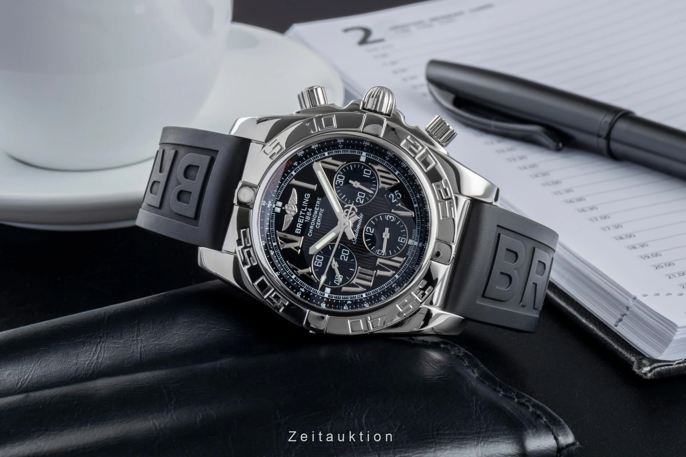 Breitling Chronomat 44 chronograph steel automatic men's watch AB0110  [2507366] - Image 3