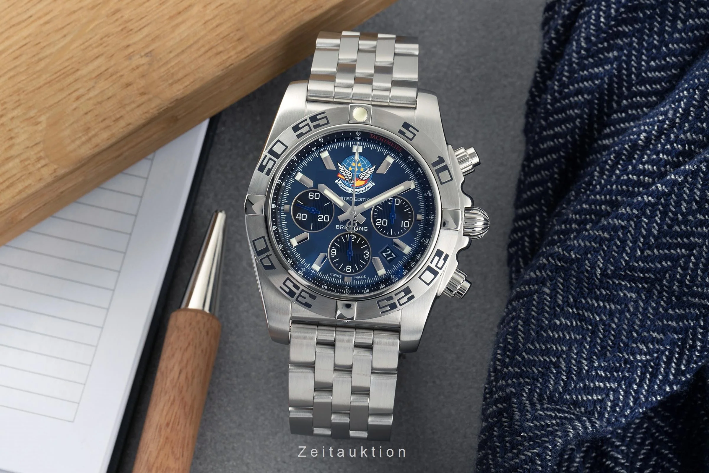 Breitling Chronomat 44 chronograph steel automatic men's watch AB0110 Limited  [2304837] - Image 3