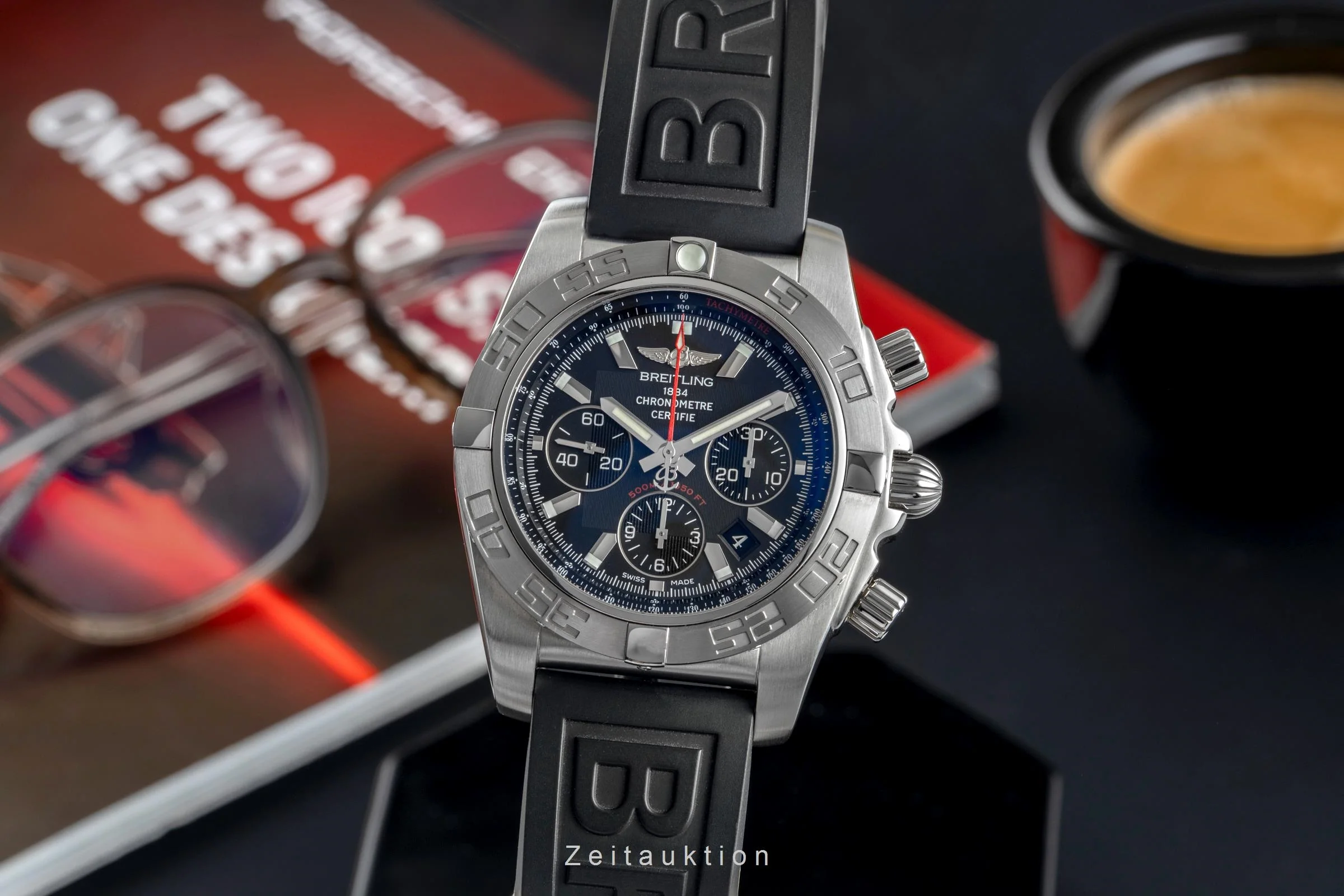 Breitling Chronomat 44 chronograph steel automatic men's watch AB011010/BB08	  [2505429] - Image 2