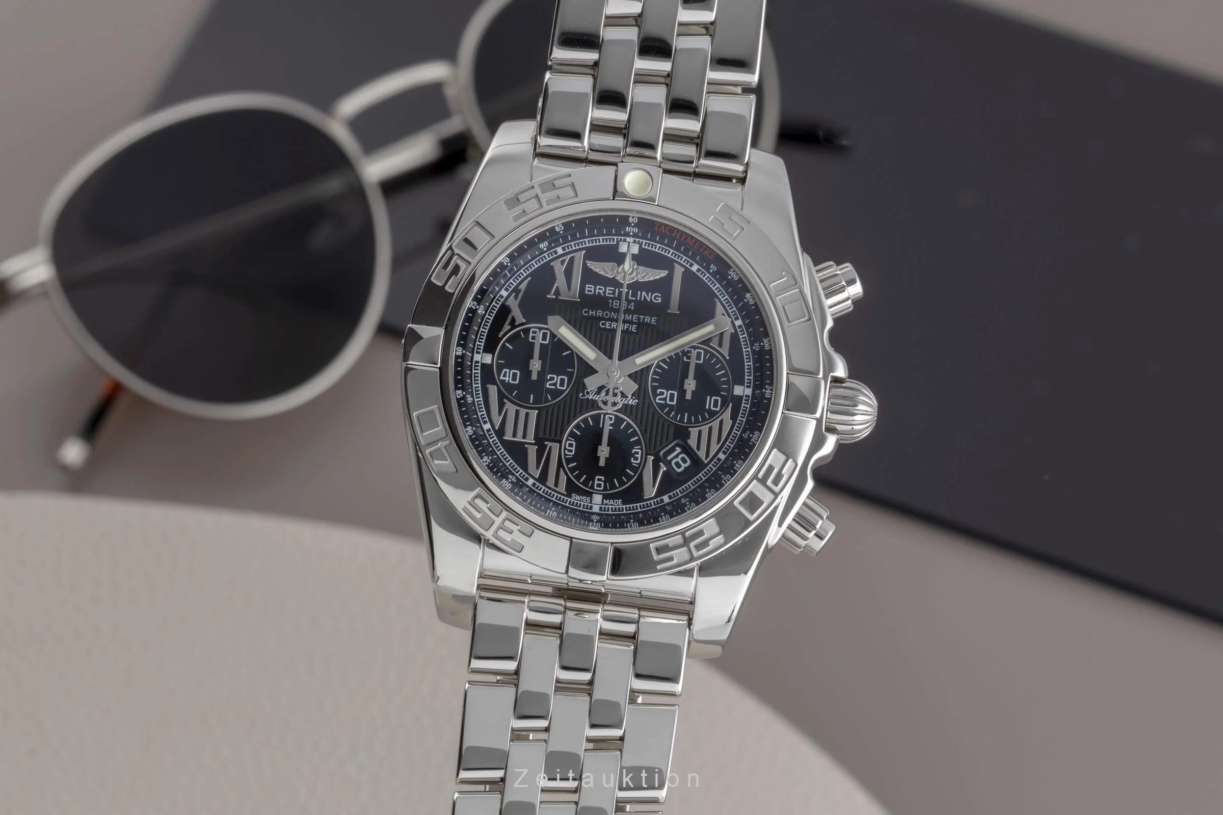 Breitling Chronomat 44 chronograph steel automatic men's watch AB011012/B956  [2502449] - Image 2