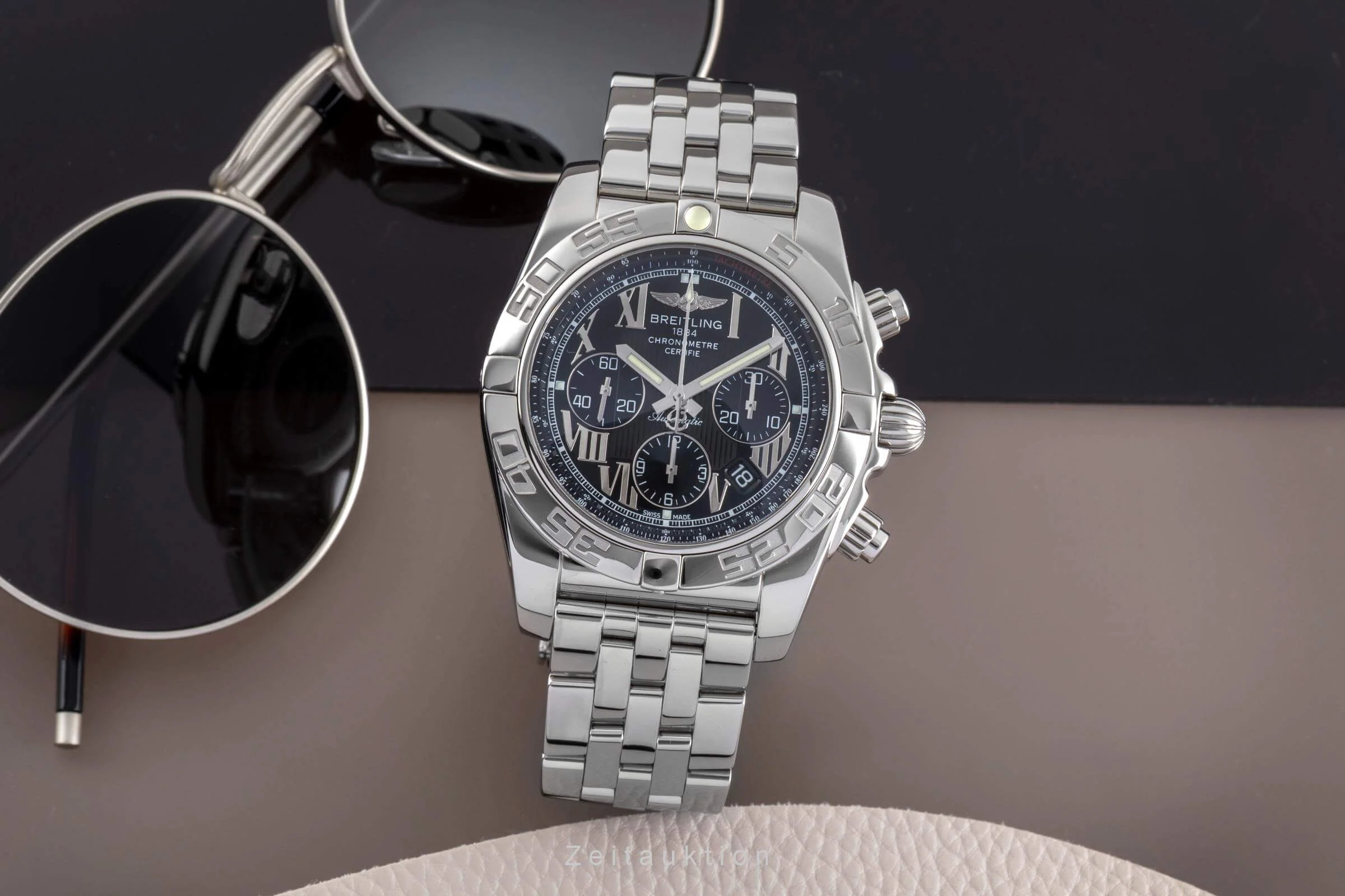 Breitling Chronomat 44 chronograph steel automatic men's watch AB011012/B956  [2502449] - Image 4