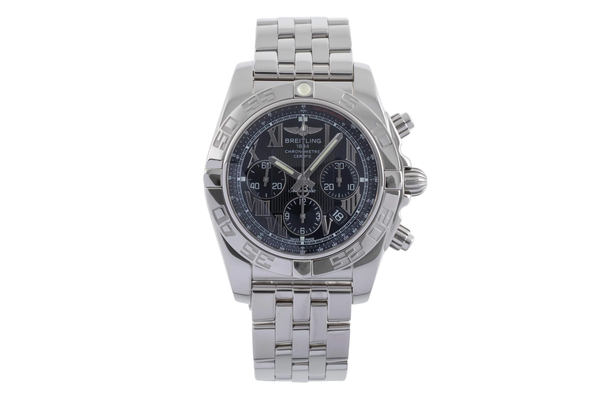 Breitling Chronomat 44 chronograph steel automatic men's watch AB011012/B956  [2502449] - Image 5