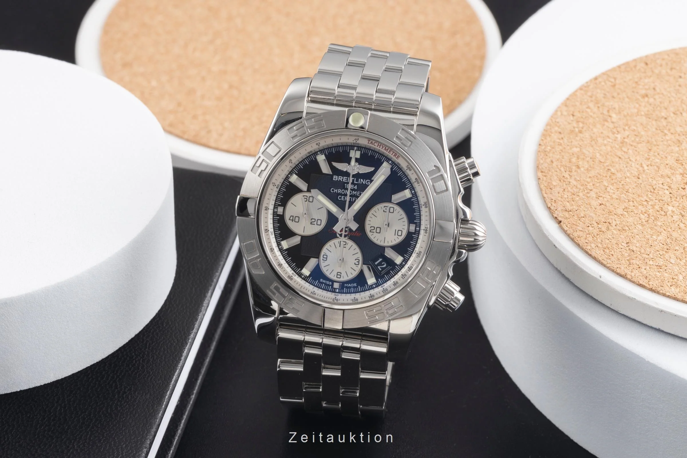 Breitling Chronomat 44 chronograph steel automatic men's watch AB011012/B967  [2503503] - Image 4