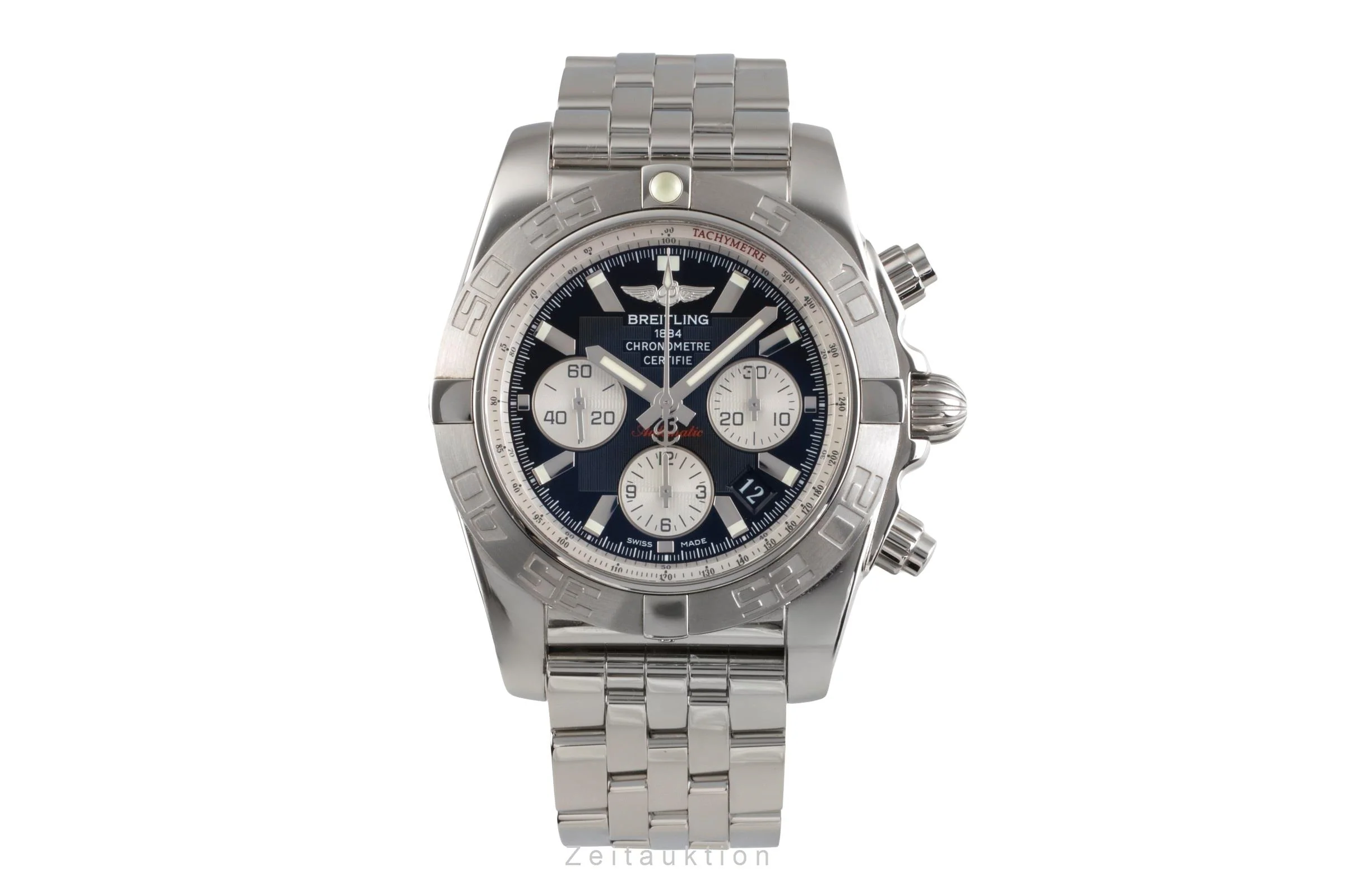 Breitling Chronomat 44 chronograph steel automatic men's watch AB011012/B967  [2503503] - Image 5
